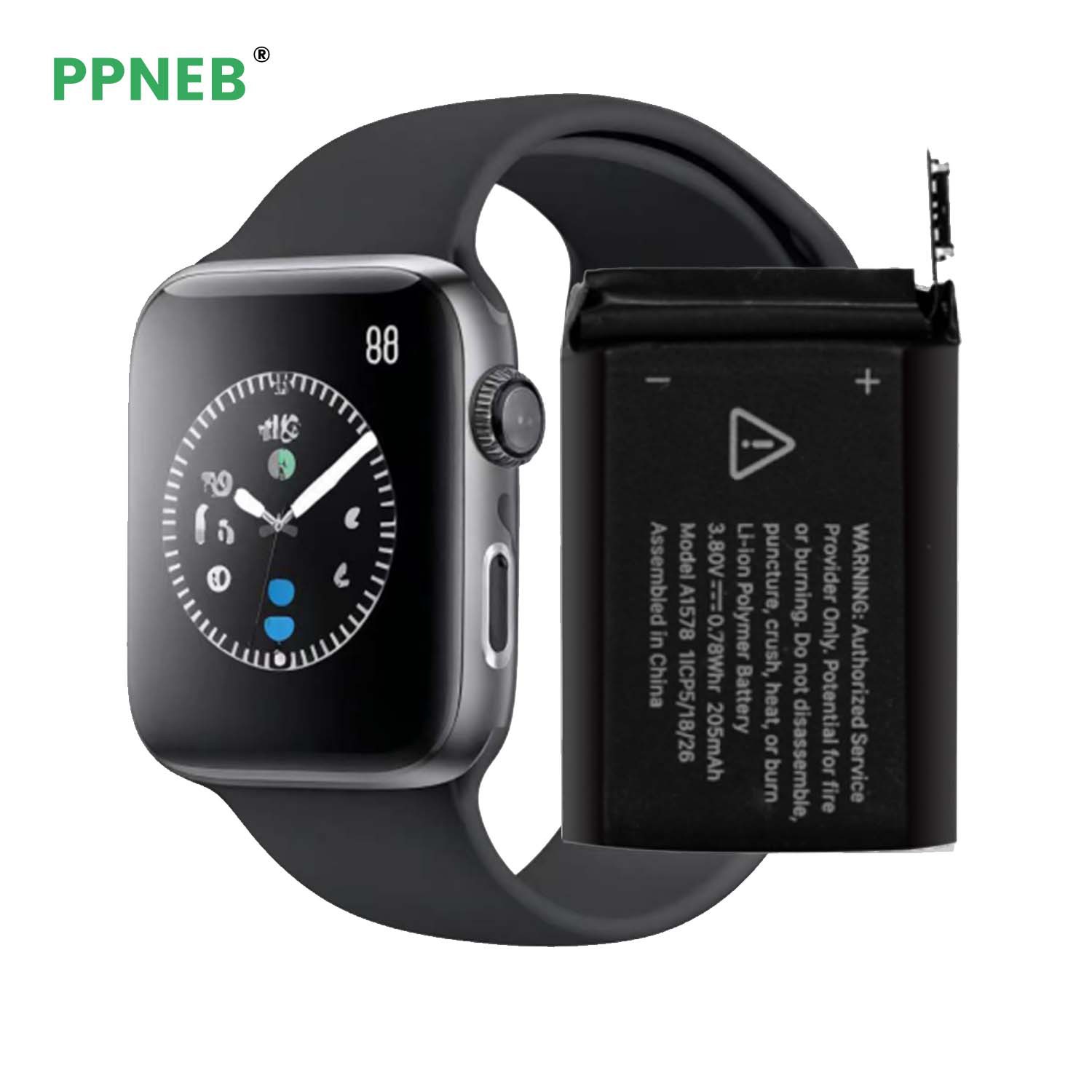 Suitable for Apple Watch Series 12 3 4 5 38 40 42 44mm Watch Battery