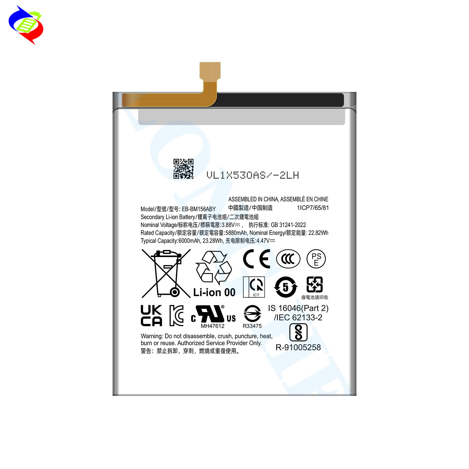 Suitable for Samsung F15 5G/M35 5G Phone Battery EB-BM156ABY Brand New In Stock Samsung Phone Battery