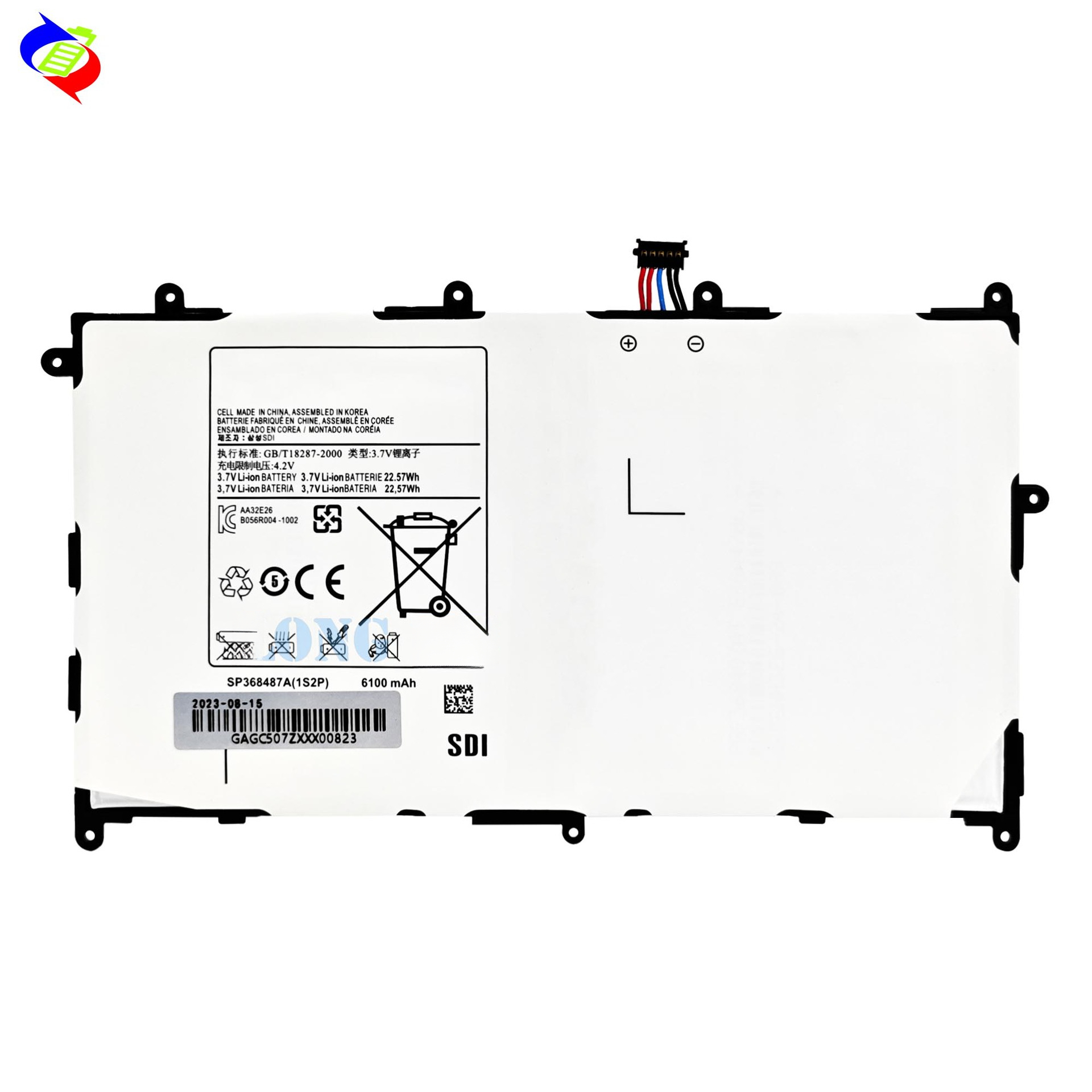 Suitable for Samsung Tab 8.9 Tablet Battery SP368487A(1S2P) built-in electric board
