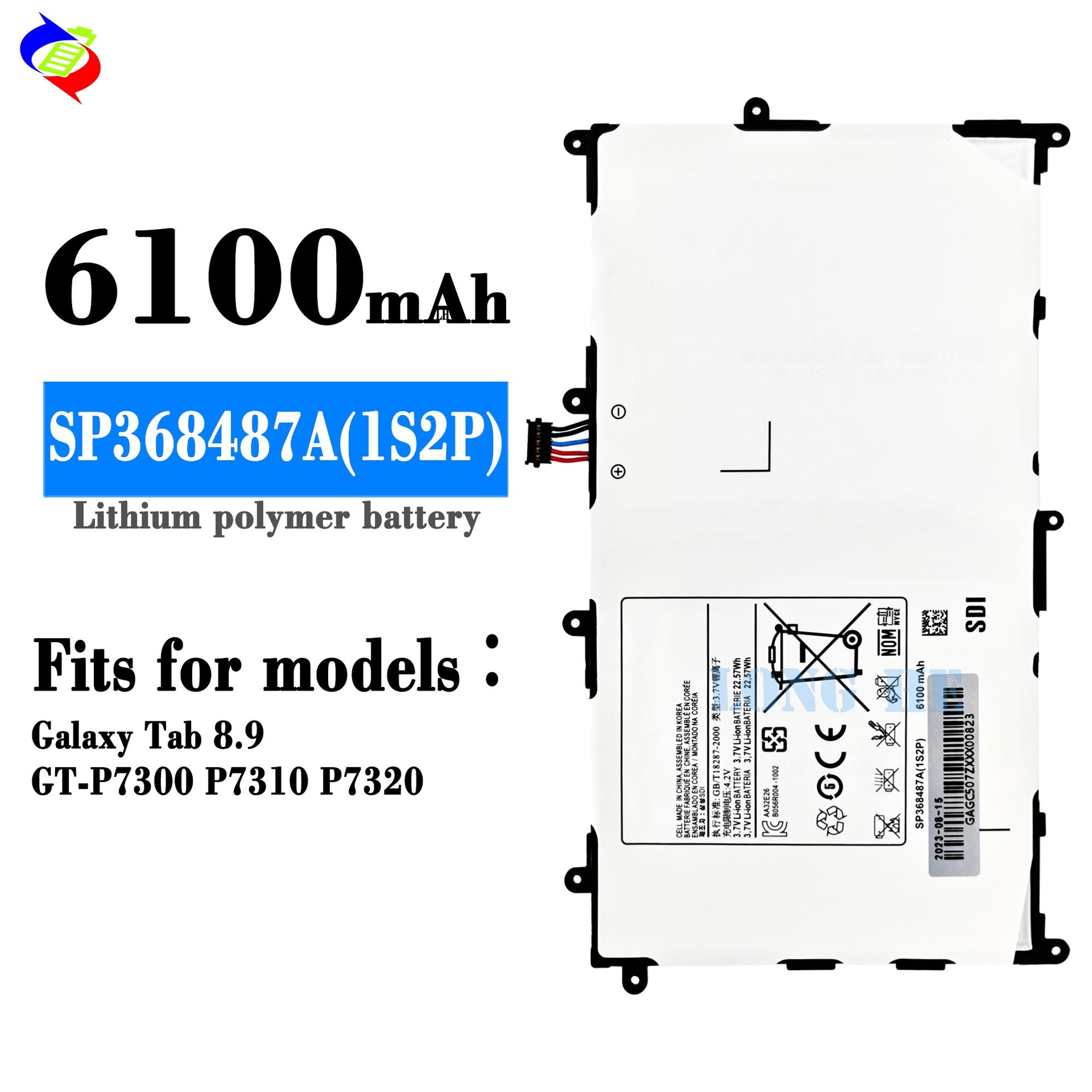 Suitable for Samsung Tab 8.9 Tablet Battery SP368487A(1S2P) built-in electric board