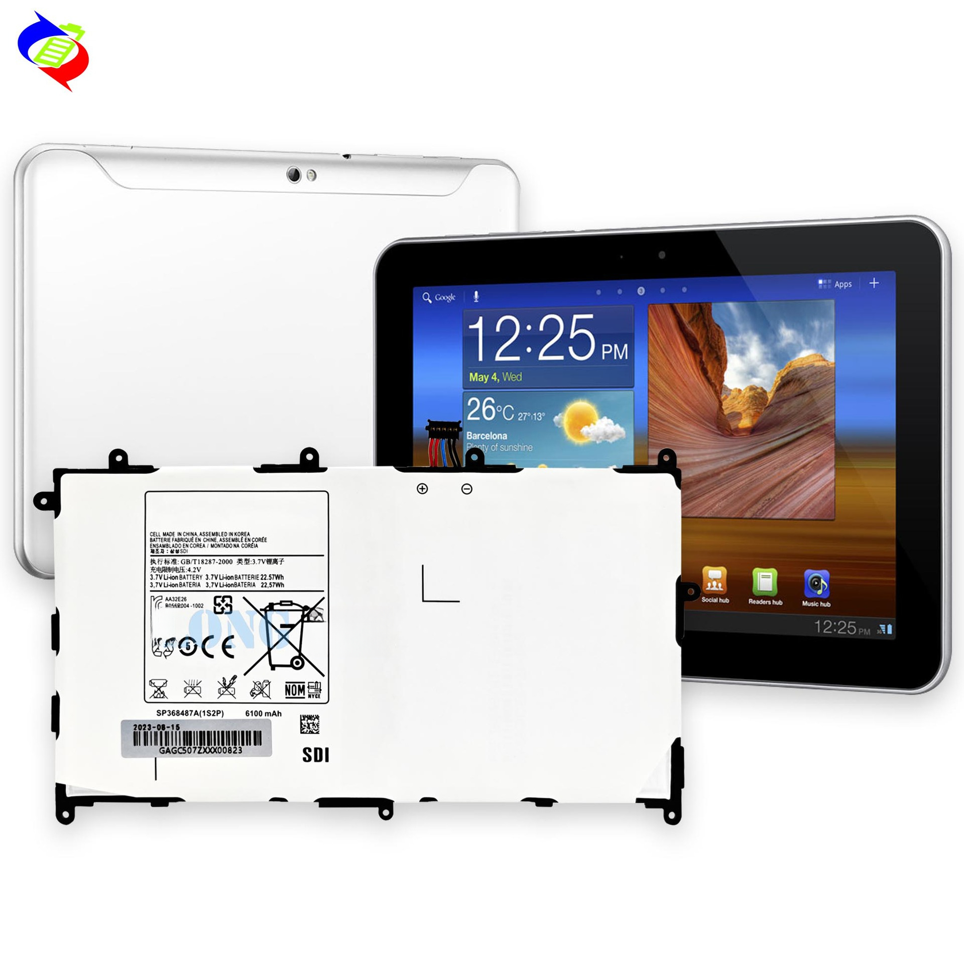 Suitable for Samsung Tab 8.9 Tablet Battery SP368487A(1S2P) built-in electric board