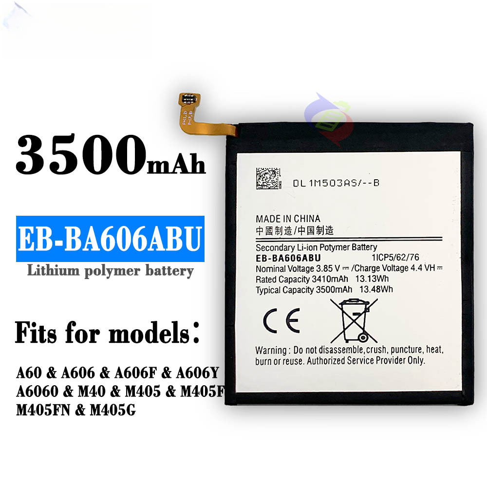 Samsung A60/M40 Mobile Phone Battery EB-BA606ABU New Built-in Charging Panel Applicable