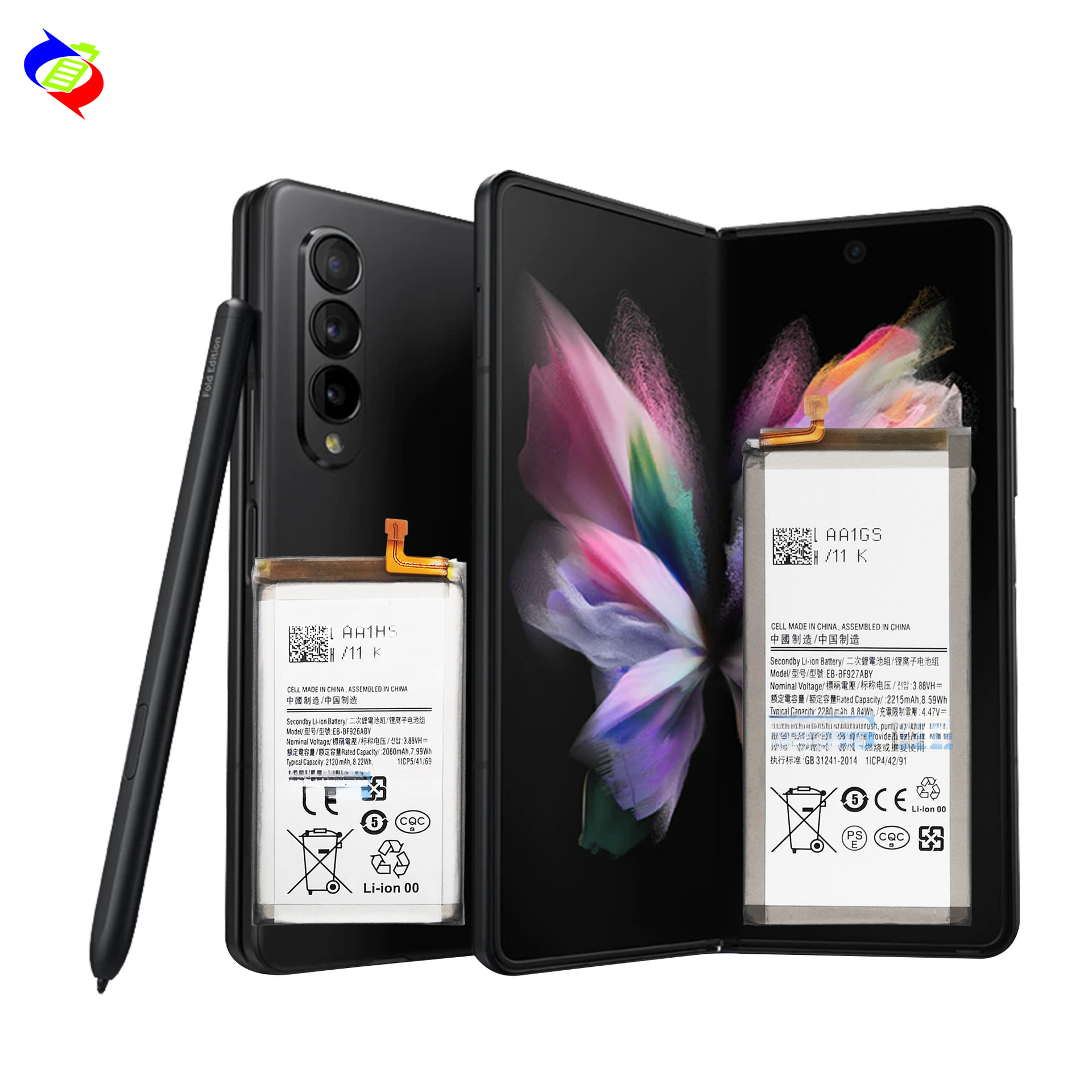 Suitable for Samsung Z Fold 3 5G Foldable Screen Phone Battery EB-BF926ABY/927