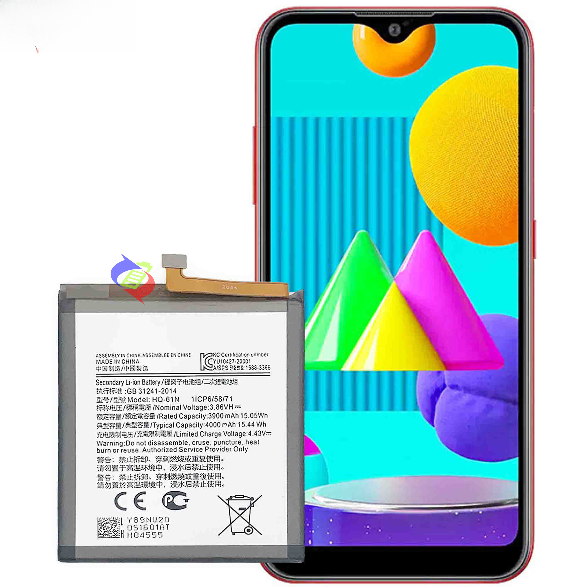 Suitable for Samsung M01 Phone HQ-61N Brand New Large Capacity Built-in Lithium Battery Board