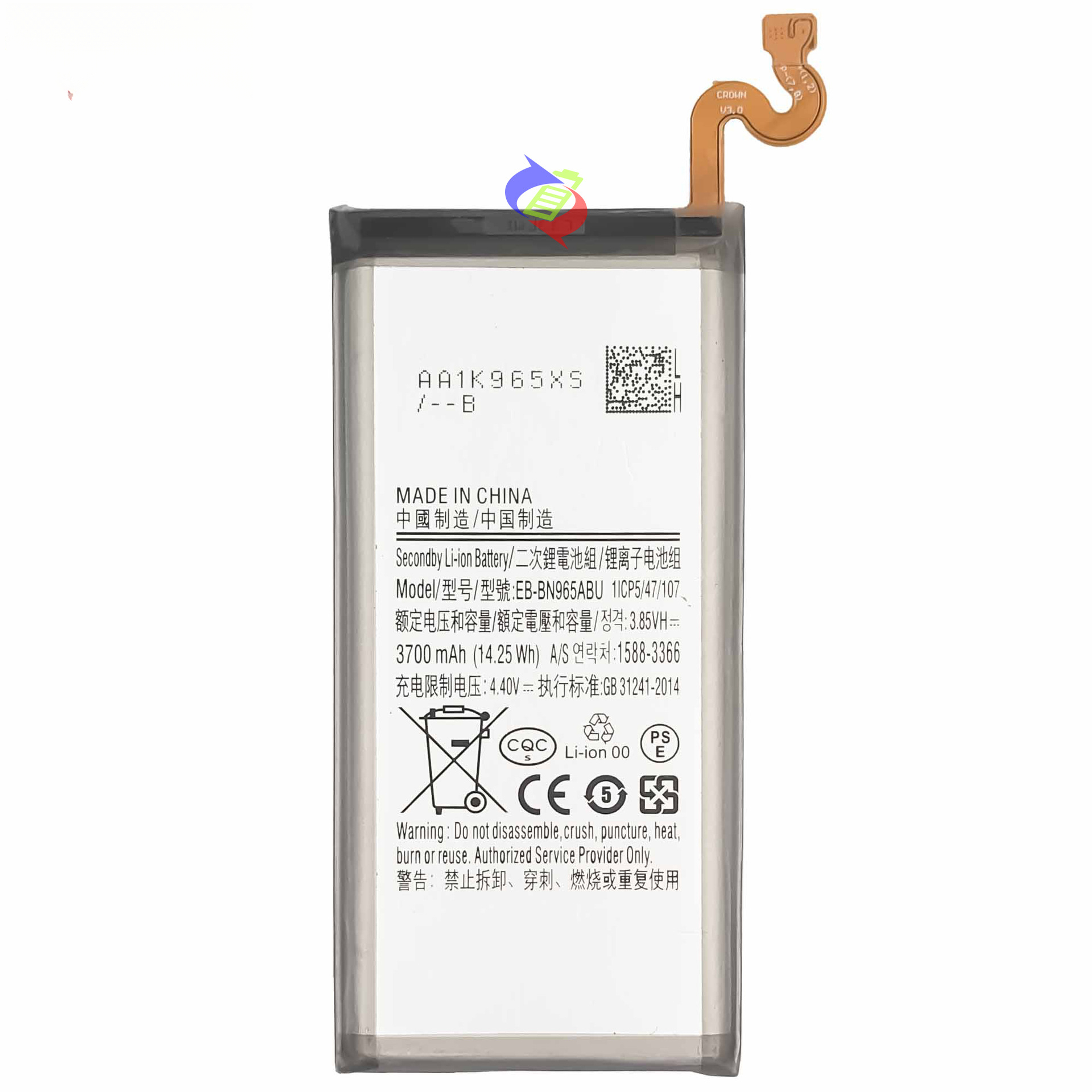 Suitable for Samsung Note 9/N960 EB-BN965ABU Phone Battery 4000mAh