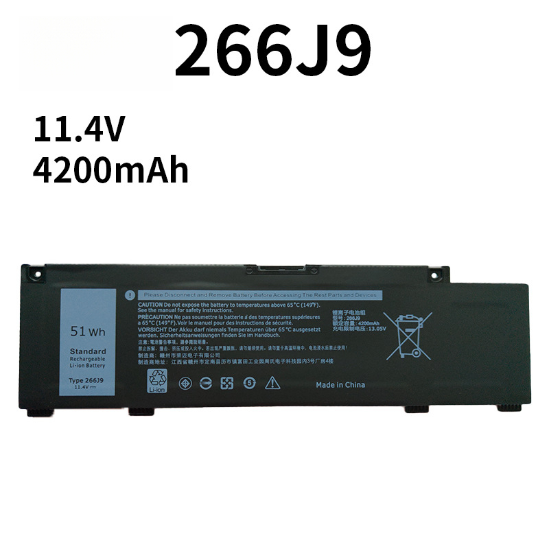 Suitable for Dell 266J9 5590 3790 3779 3500 3590 5500 P89F Laptop Battery