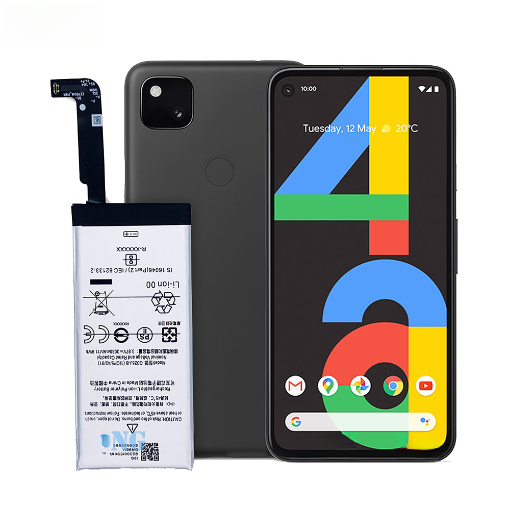 Compatible with Google PIXEL 4A 4G Global Phone Battery Built-in Lithium Rechargeable Battery G025J-B Built-in Version