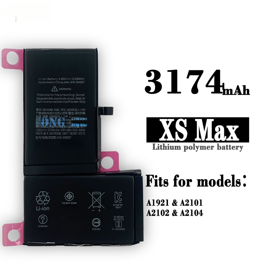 Compatible with Apple iPhone XS Max Battery Large Capacity 3174mAh Brand New Wholesale Battery
