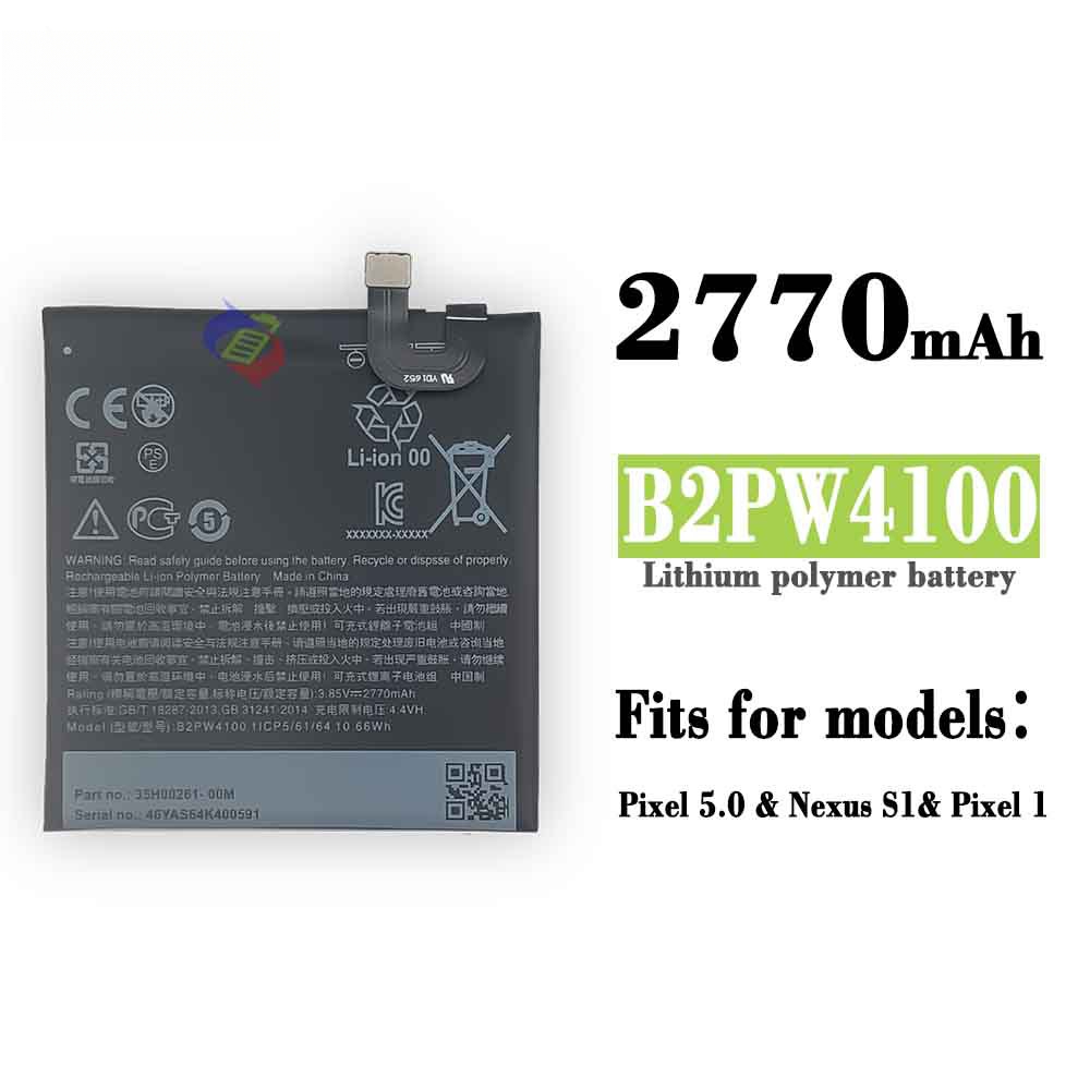 Suitable for Google Pixel/Nexus S1 Phone Battery B2PW4100 Built-in Circuit Board