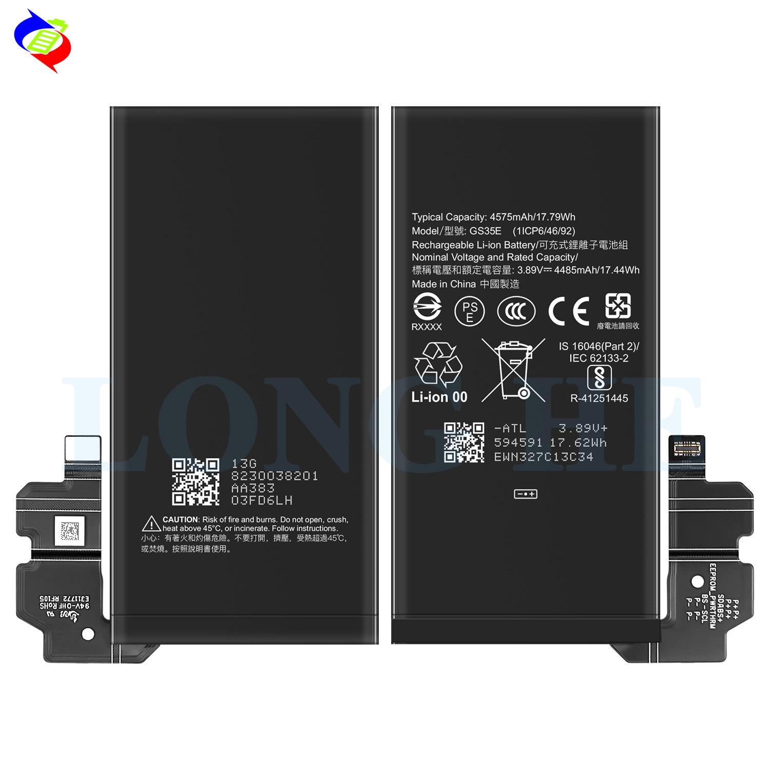 Suitable for Google Pixel 8 Phone Battery GS35E Built-in Circuit Board 4575mAh