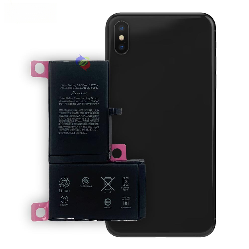 Əlverişli Apple X/XS/XR Telefon Batareyası iPhone XS Max Telefonu Büyük Kapasiteli Batareyası