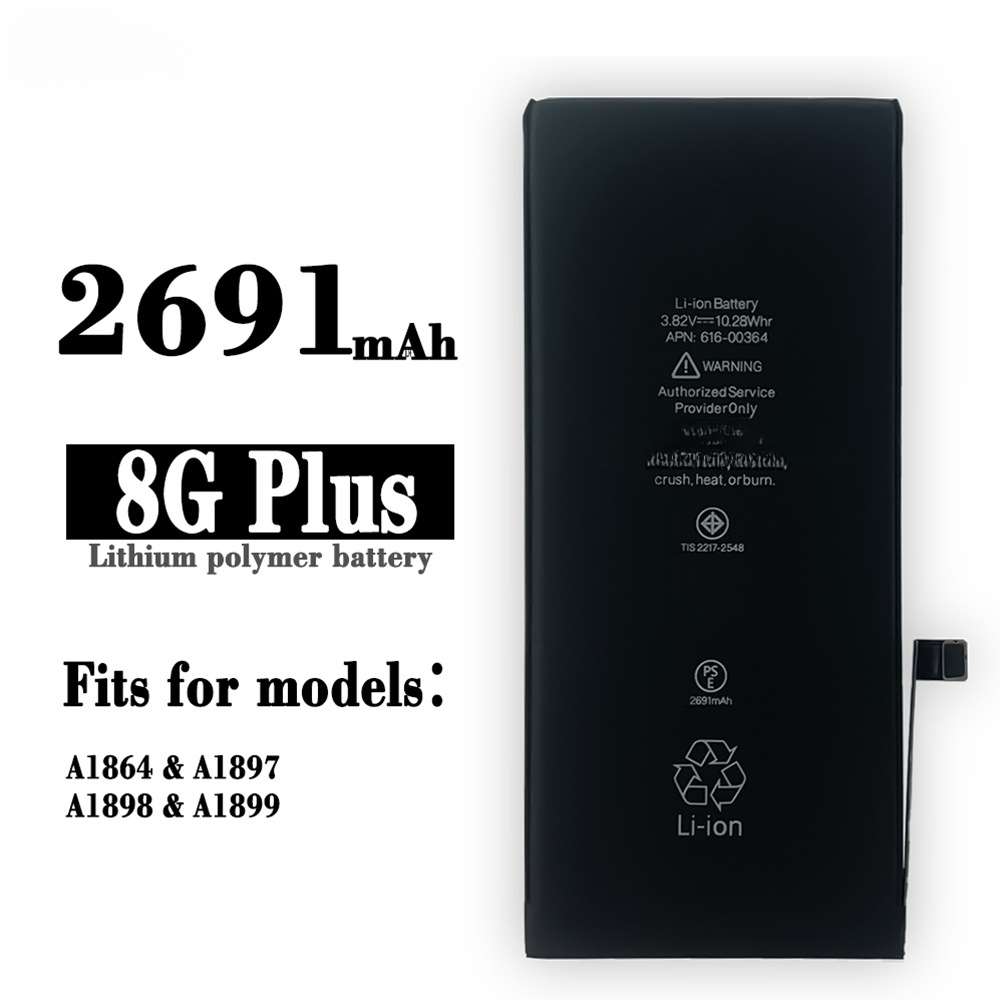 Compatible with APPLE iPhone 8 Plus Battery 8P i8p Large Capacity 2691mAh Battery