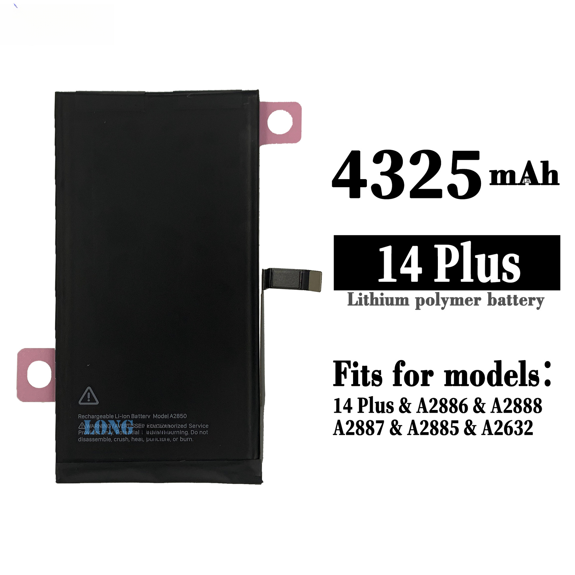 Suitable for Apple iPhone 14 Plus Battery 4325mAh High Capacity Battery