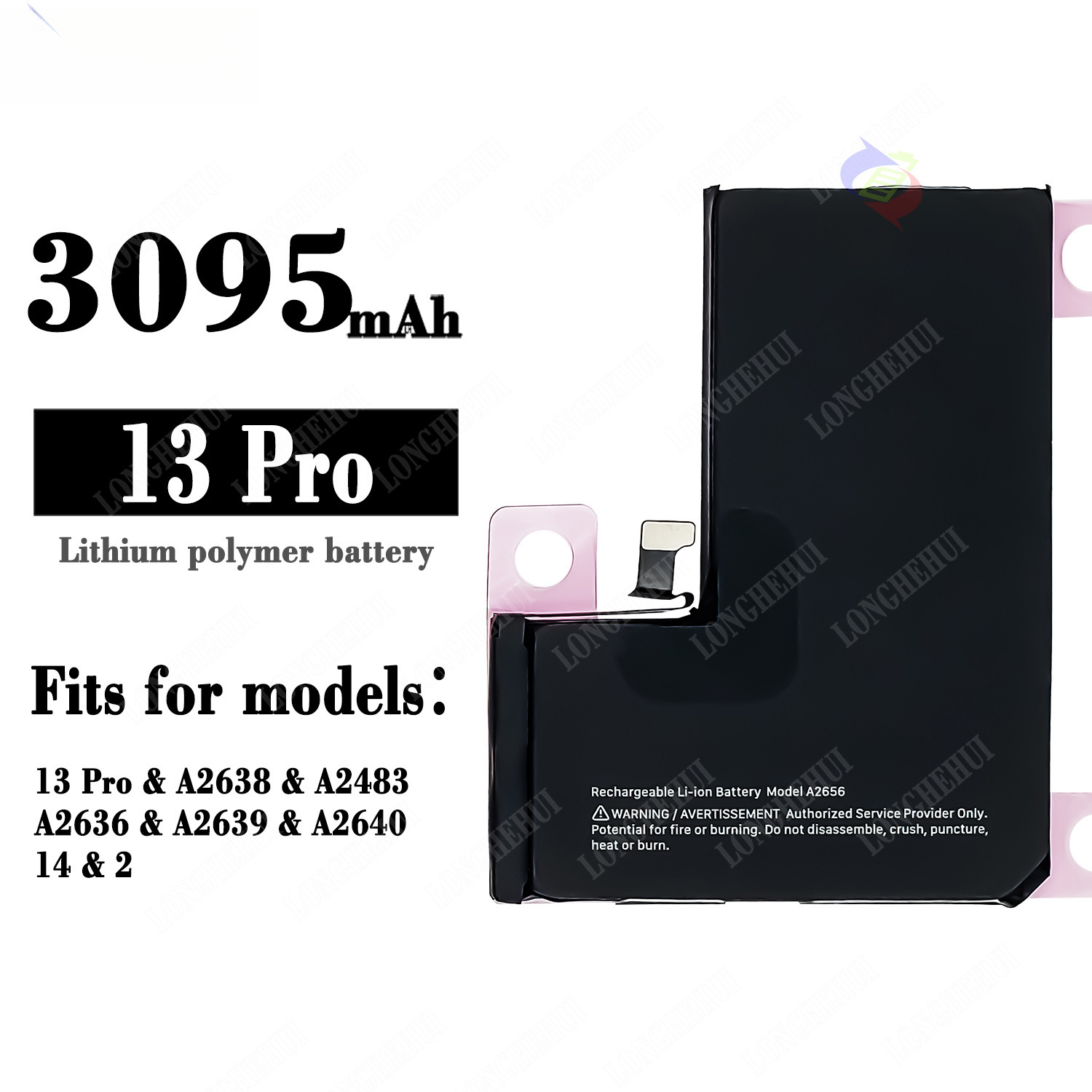 3095mAh Neutral High Capacity Battery Suitable for Apple iPhone 13 Pro