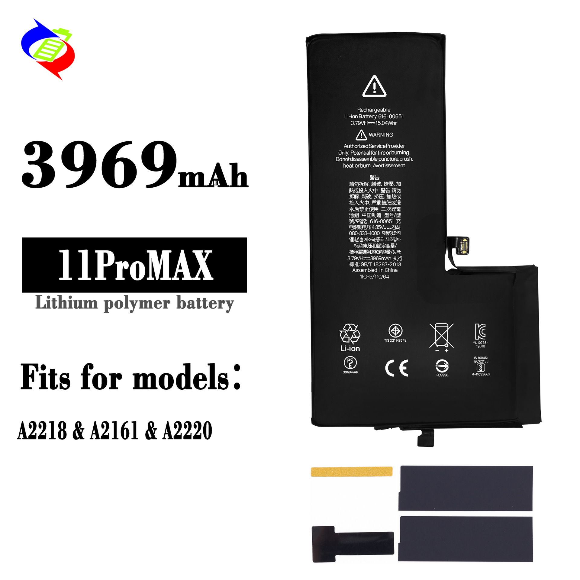 Suitable for Apple iPhone 11 Pro Max Battery Health 100% Brand New Battery Board