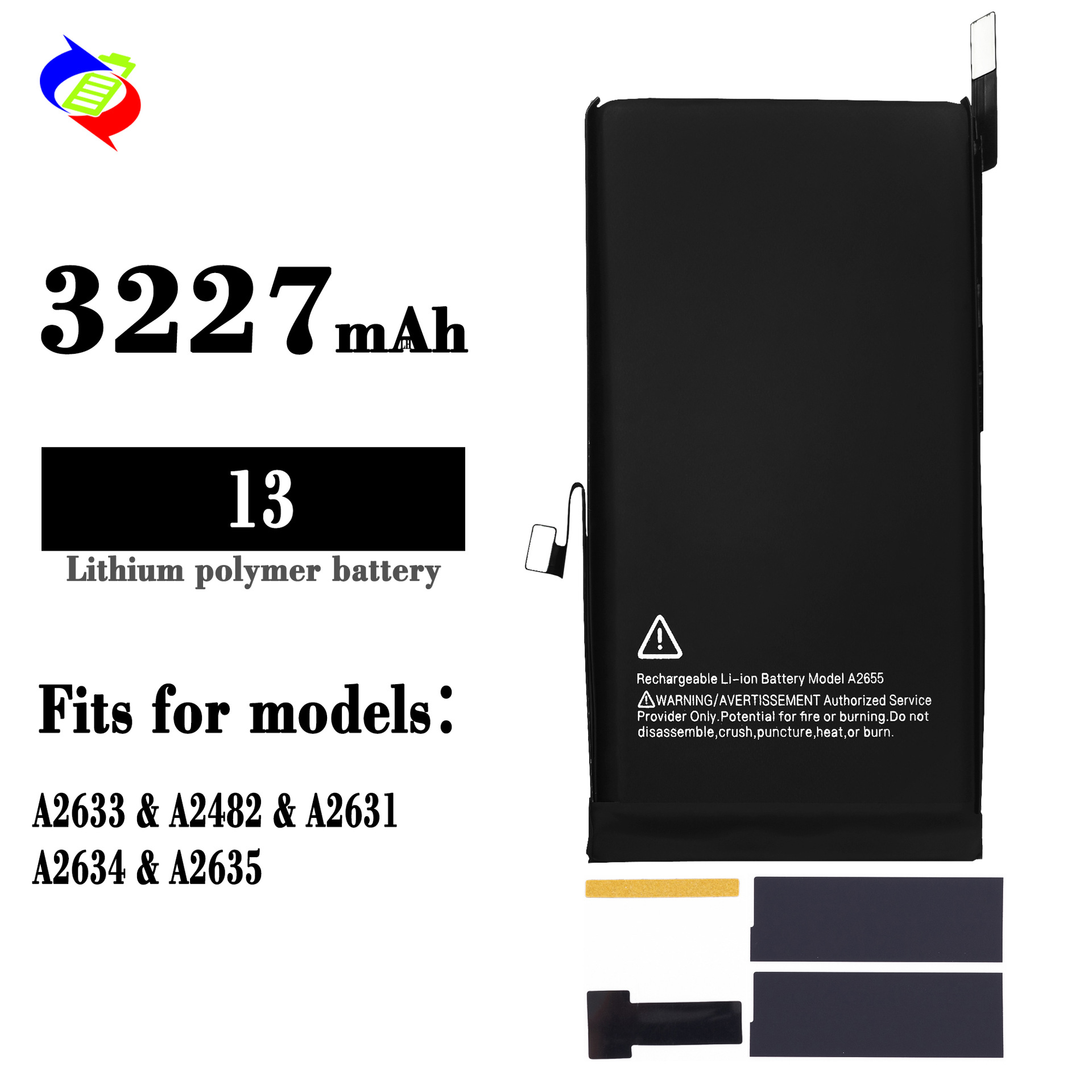 Əlverişli Apple iPhone 13 Telefon Batarya Şarj Cihazı Batarya Sağlamlığı Göstəricisi Yepyeni 0 Döngü Tam Uyğun