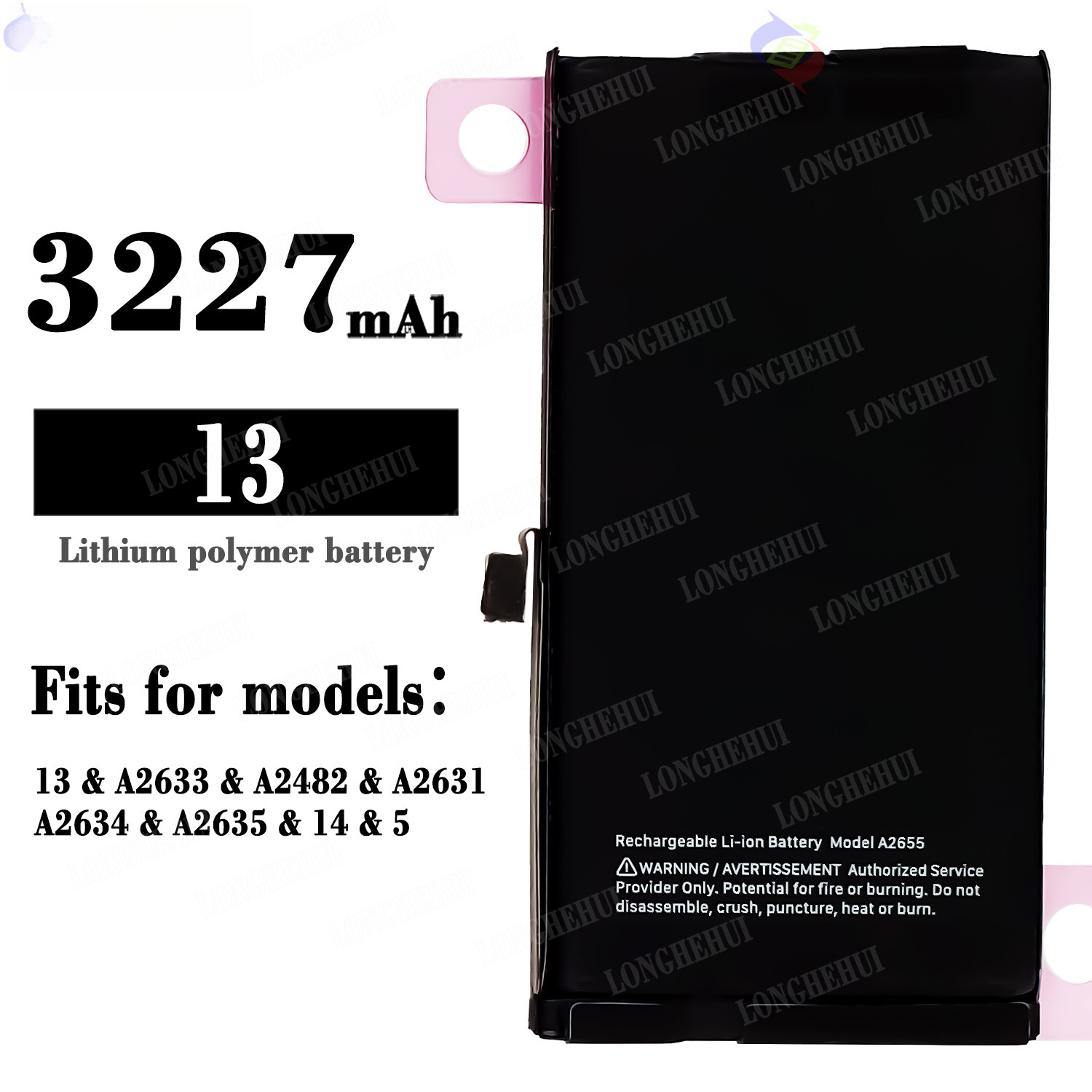 Suitable for Apple iPhone 13 Battery 3227mAh High Capacity Battery
