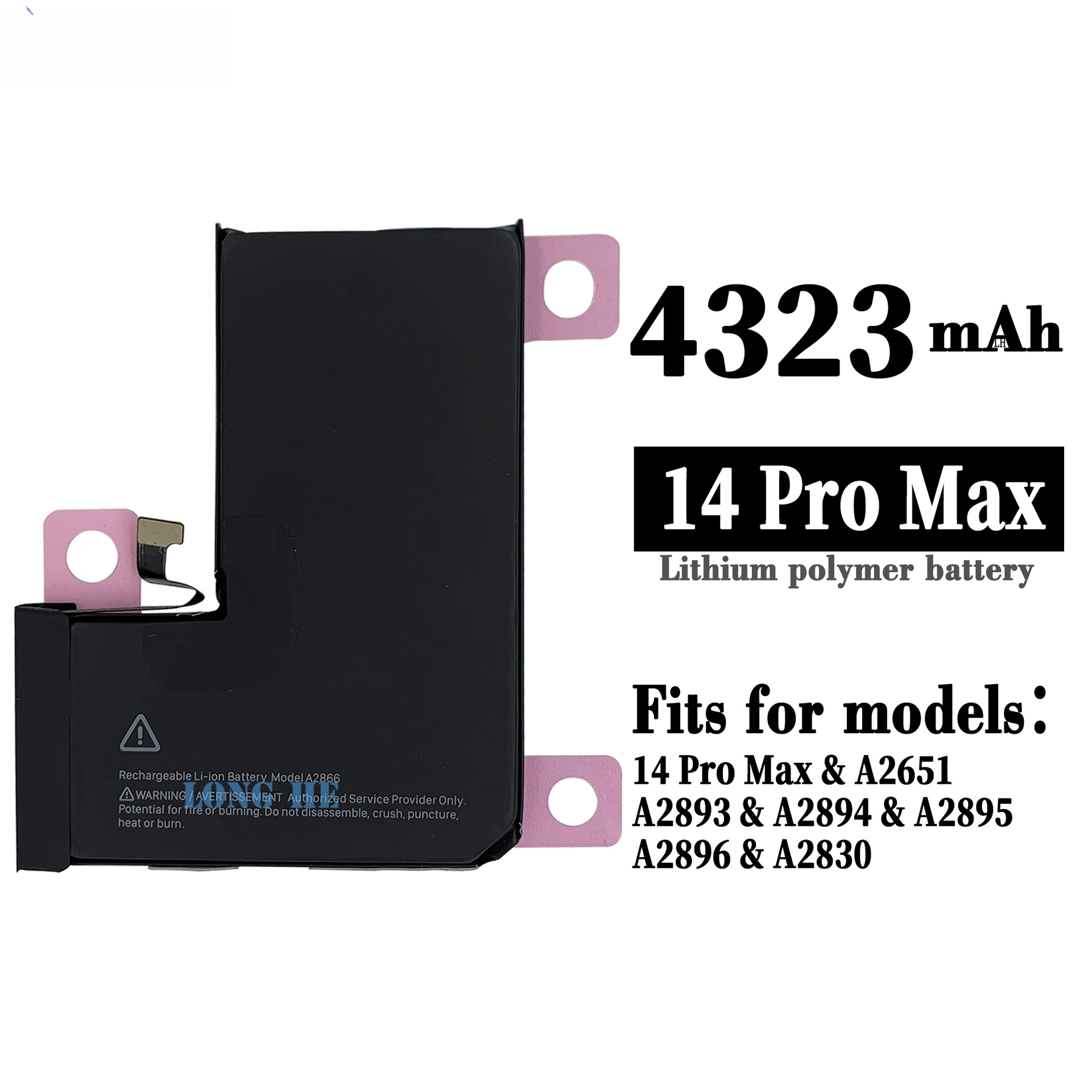 Suitable for Apple iPhone 14 Pro Max 4323mAh High Capacity Battery