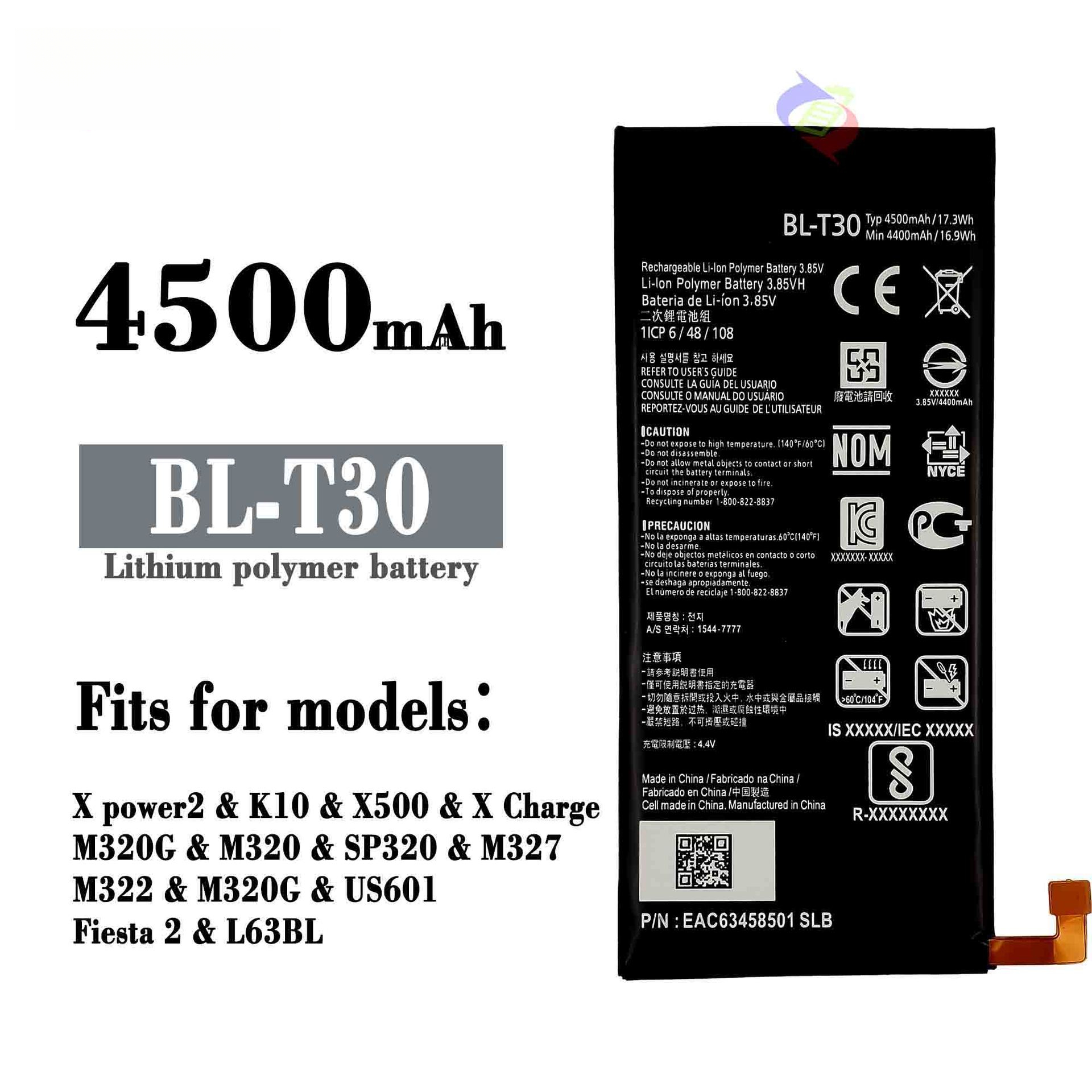 Suitable for LG Phone Battery X Power 2/M320/X500 Charging Board BL-T30