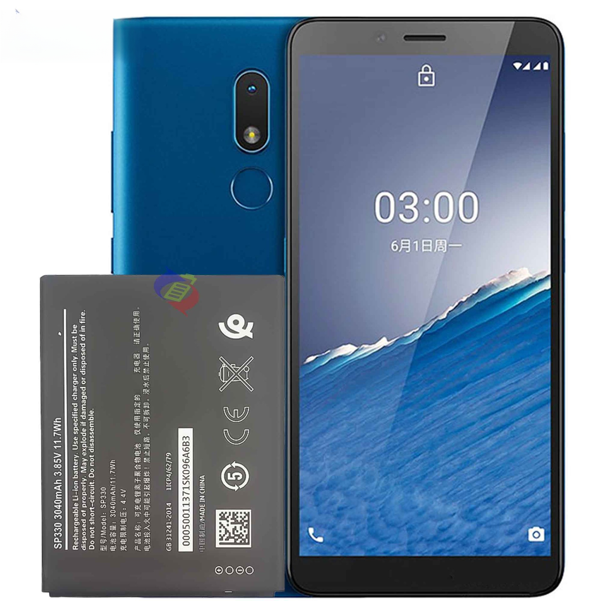 Suitable for Nokia Tz Fone Battery SP330 Large Capacity External Battery 3040mah