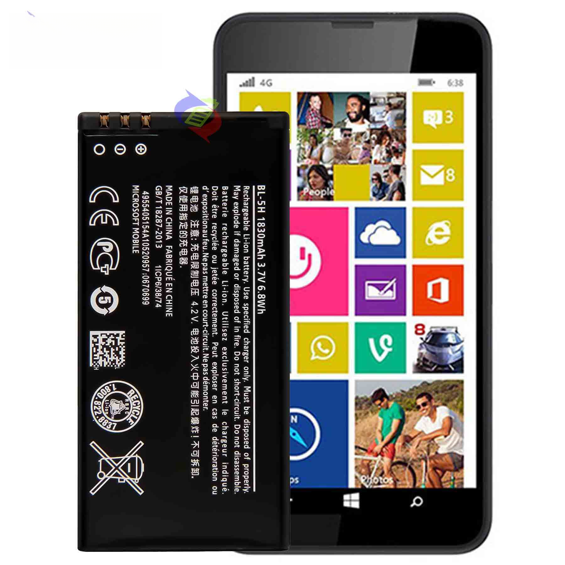 Suitable for Nokia 630/3G/DS/638/635 Mobile Phone External Battery BL-5H