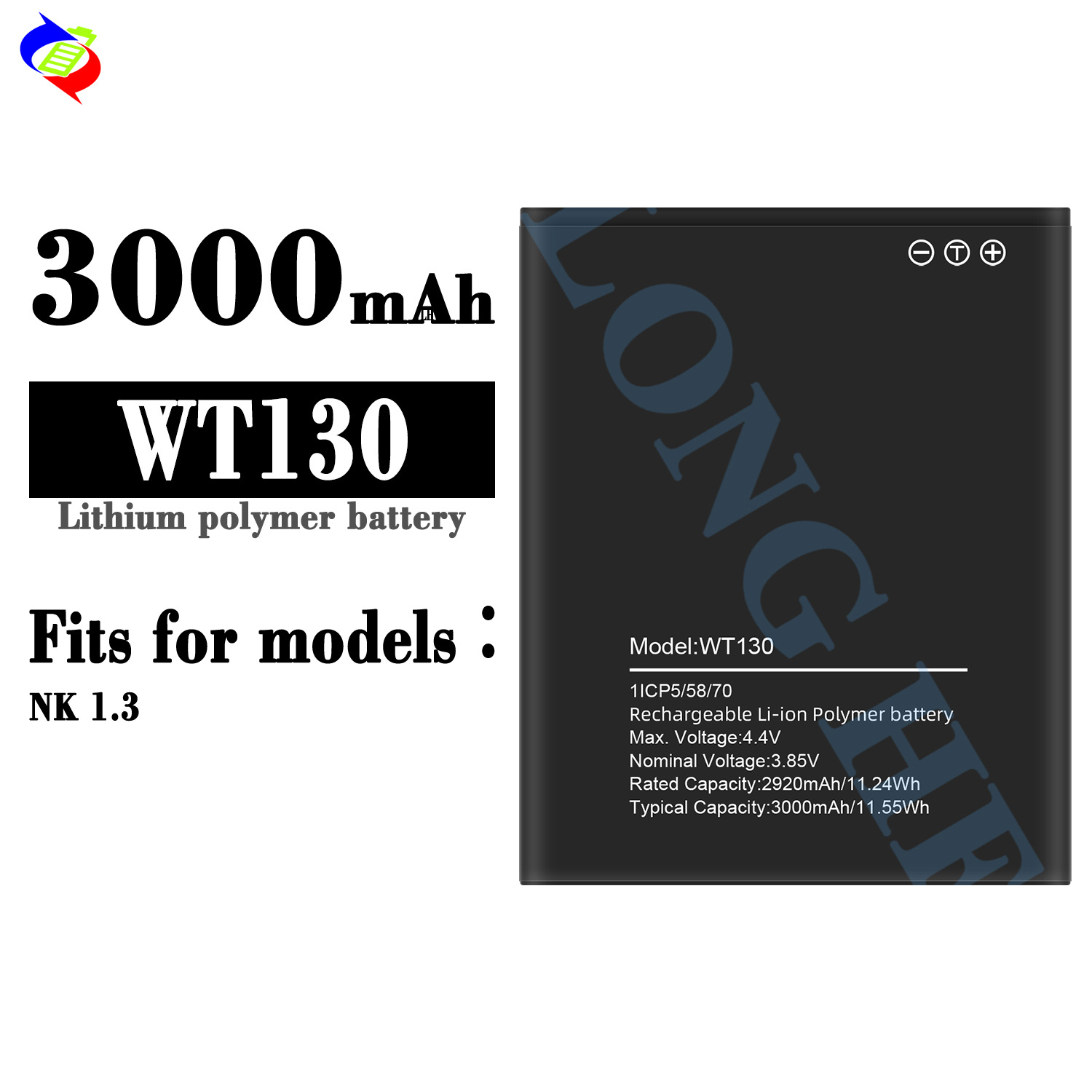 Suitable for Nokia NK 1.3 Brand New Phone Battery WT130 Large Capacity 3000mAh