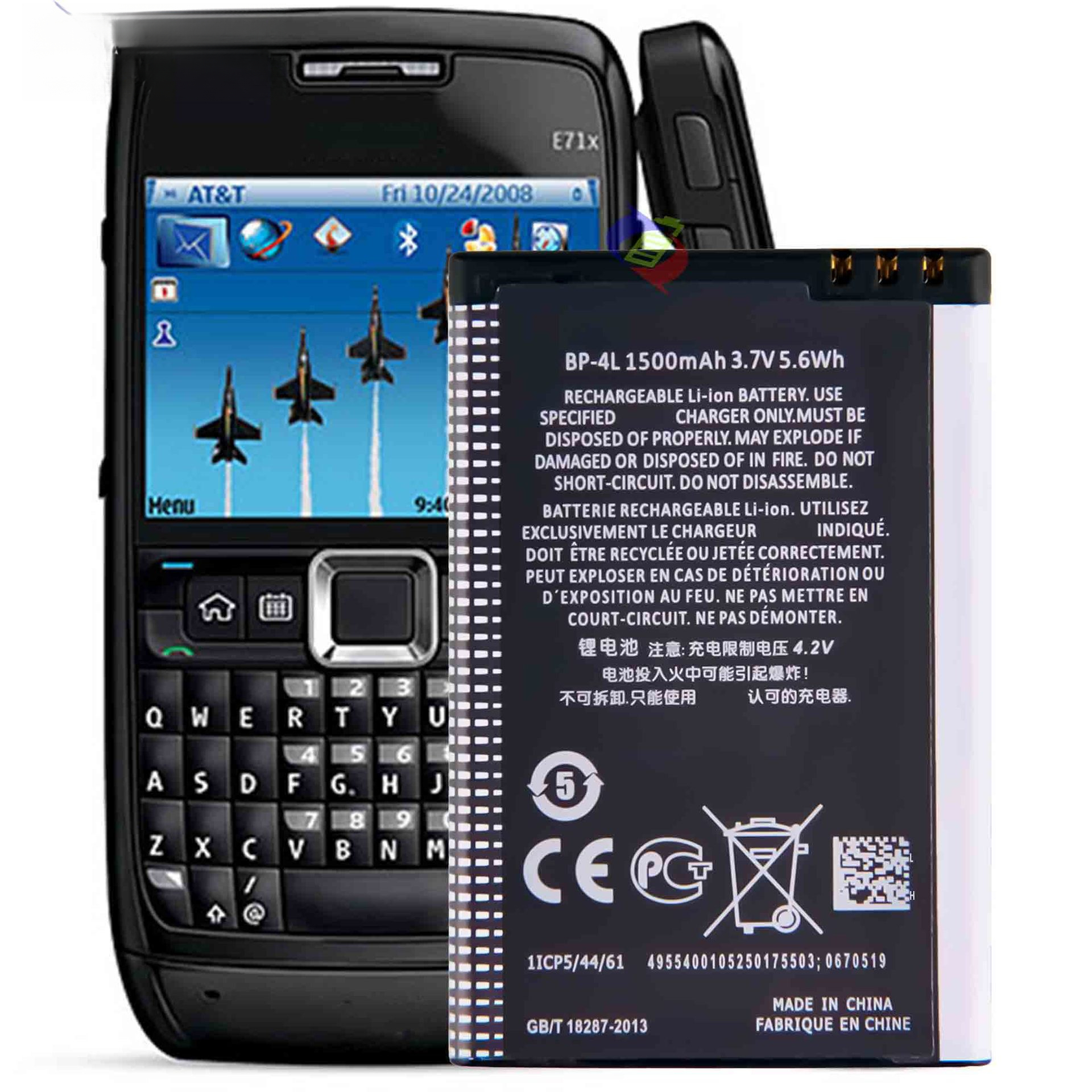 Suitable for Nokia E61i/E63/E90/E71/N97 Mobile Phone Battery BP-4L