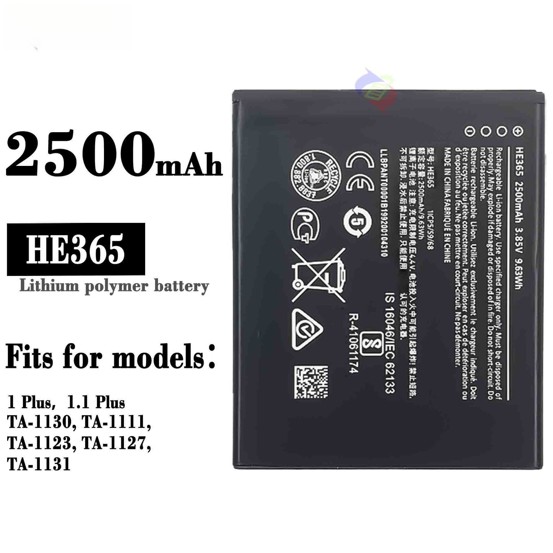 1 Plus/1.1 Plus Cell HE365 Durable Charging Panel Battery for Nokia Mobile Phone in Stock
