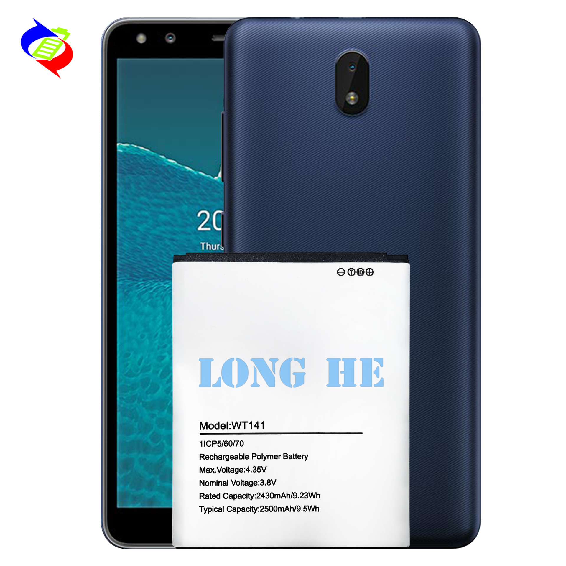 Suitable for Nokia C1 2nd Edition Phone Rechargeable Battery WT141 External Board