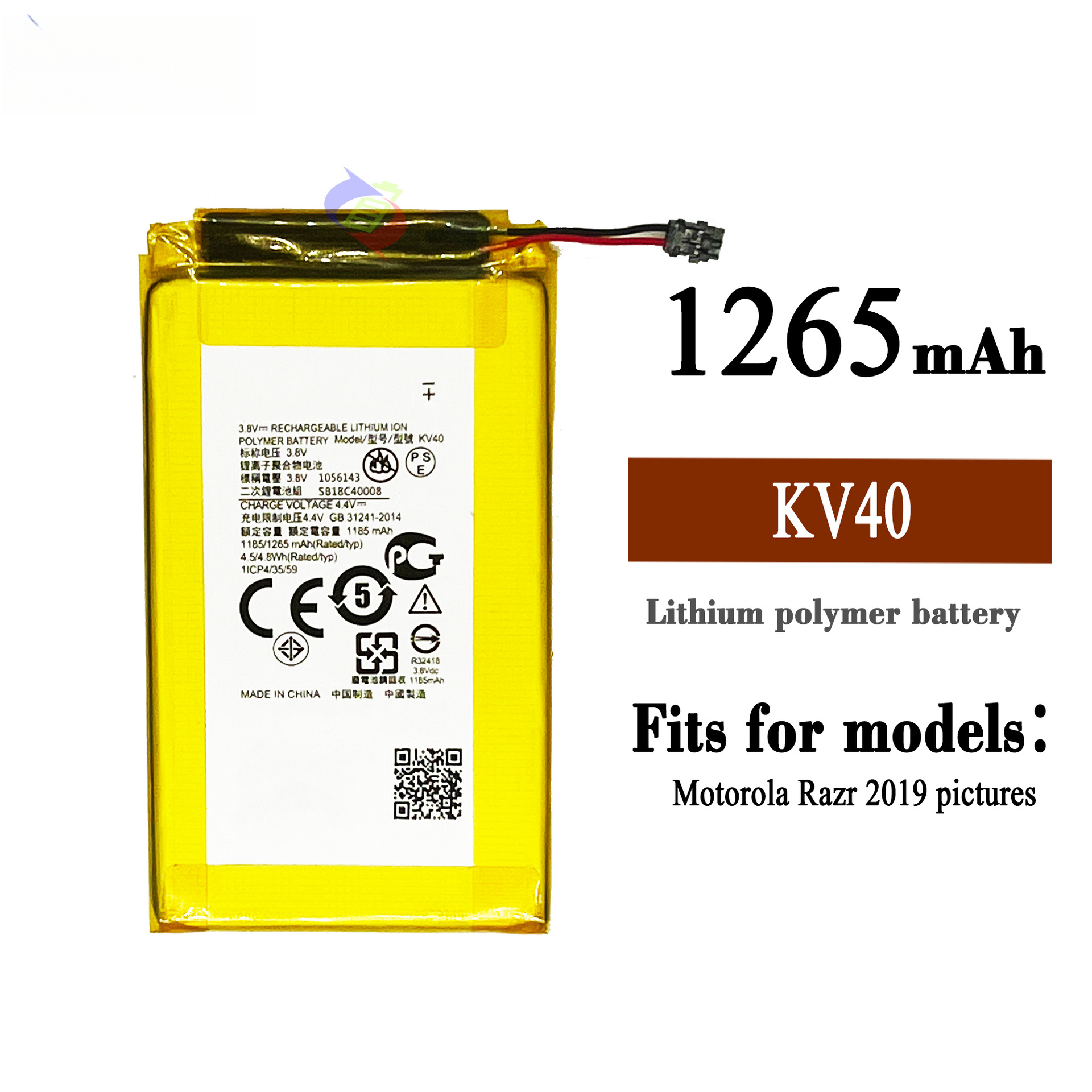 Suitable for Motorola RAZR 2019 Phone Battery KV30 KV40 Built-in Circuit Board