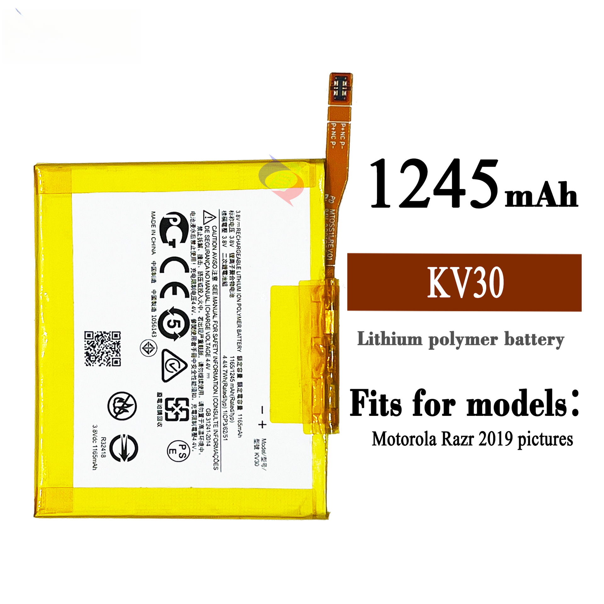 Suitable for Motorola RAZR 2019 Phone Battery KV30 KV40 Built-in Circuit Board