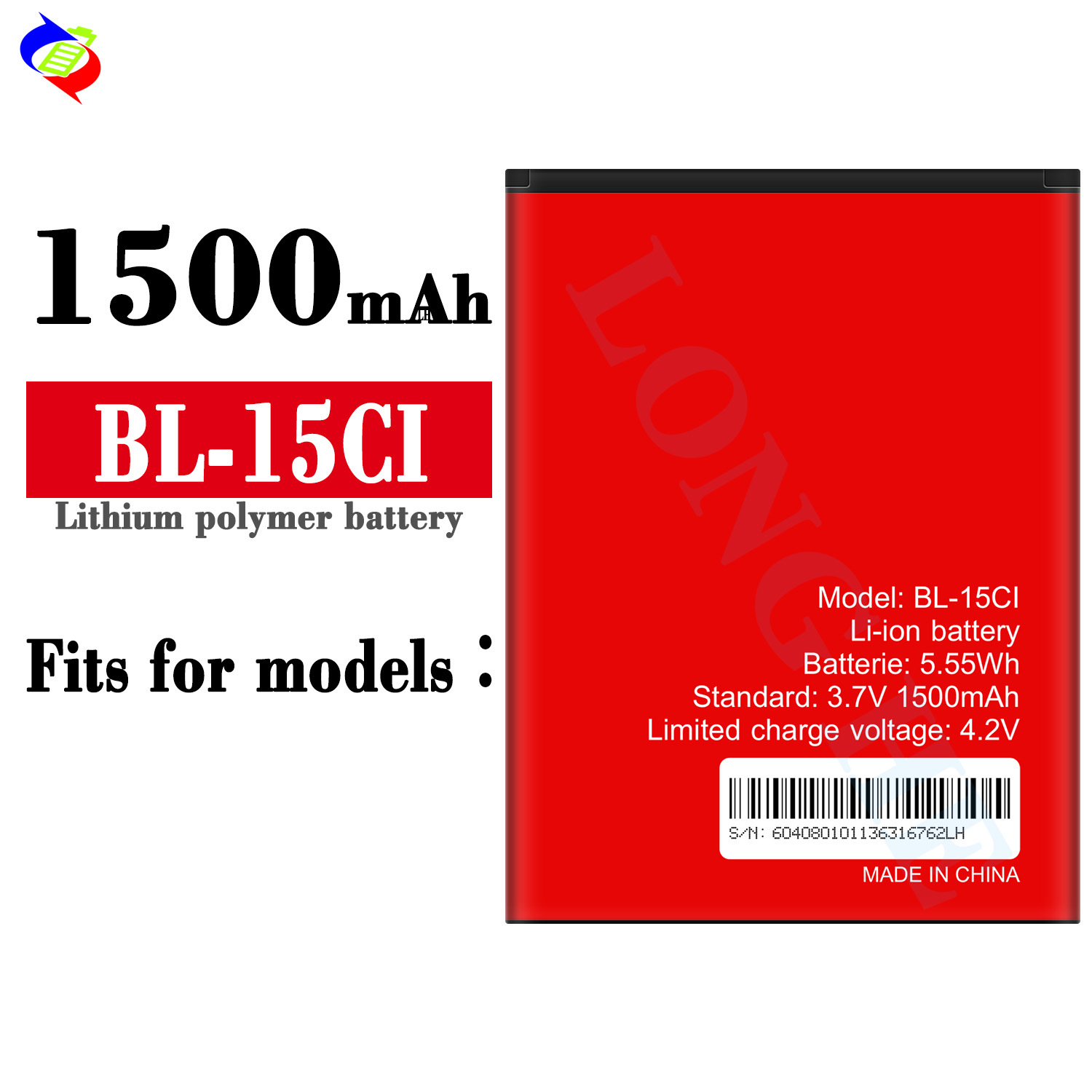Suitable for itel BL-15CI Brand New Long Battery Life Mobile Phone Rechargeable Battery 1500mAh