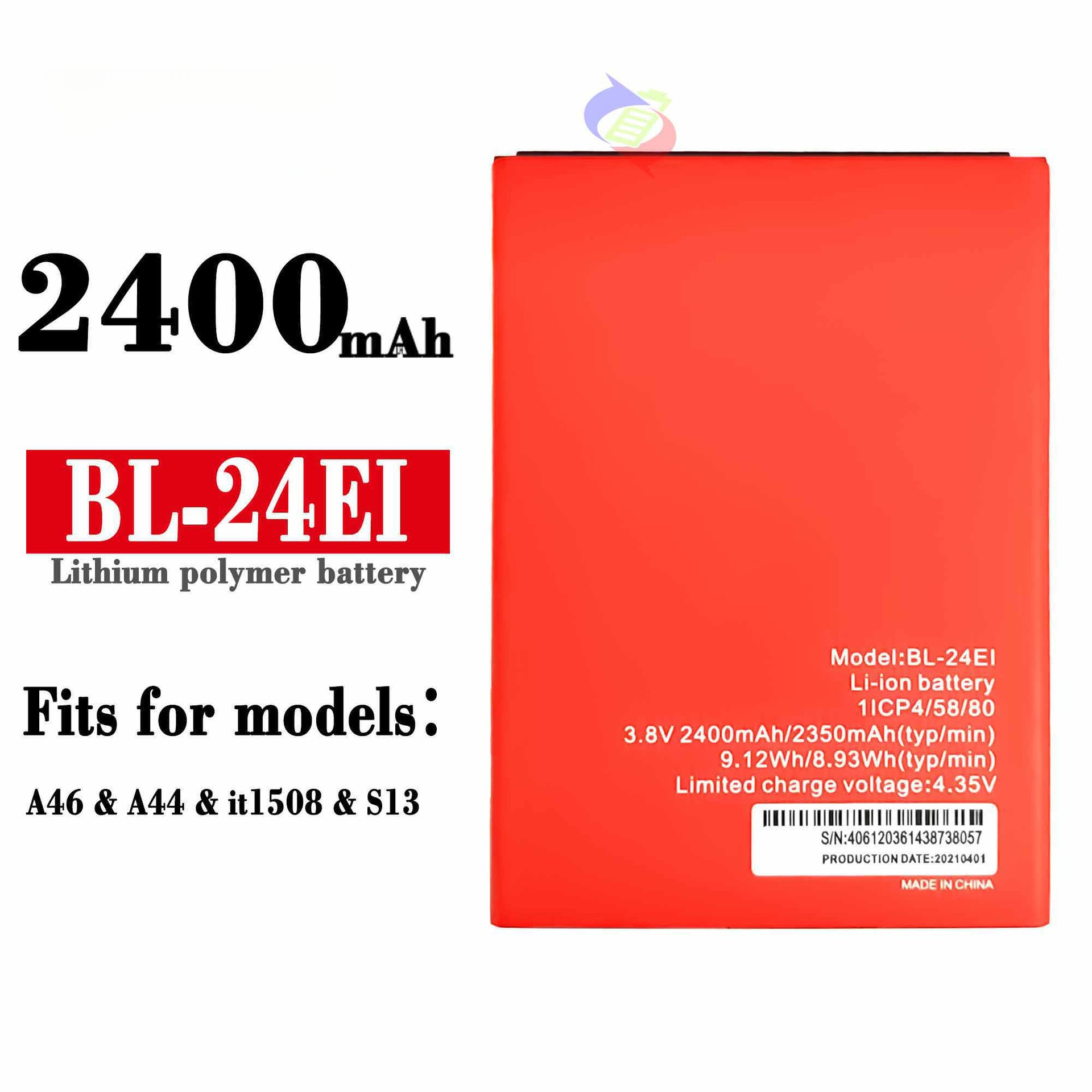Suitable for Transsion A46/A44/S13 Phone Battery BL-24EI External Durable Board