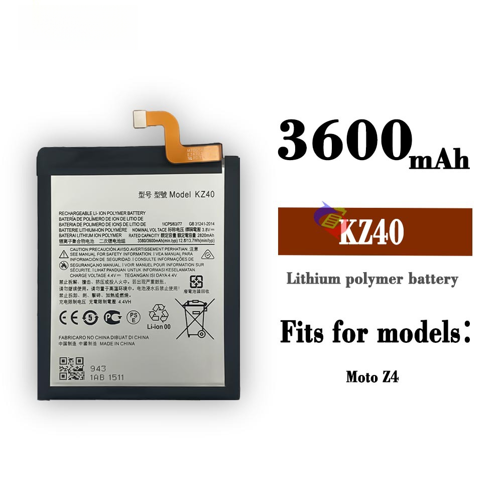 Compatible with Motorola Moto Zch/G8 Plus Lite/XT1980 Phone Battery KZ40 In Stock