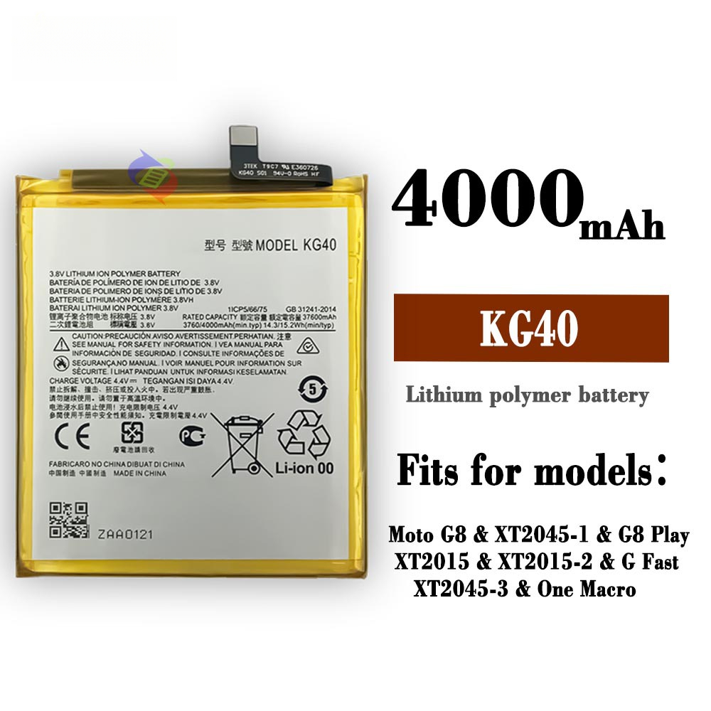 Suitable for Motorola G8/G8 Play/G Fast/One Macro Phone Battery KG40