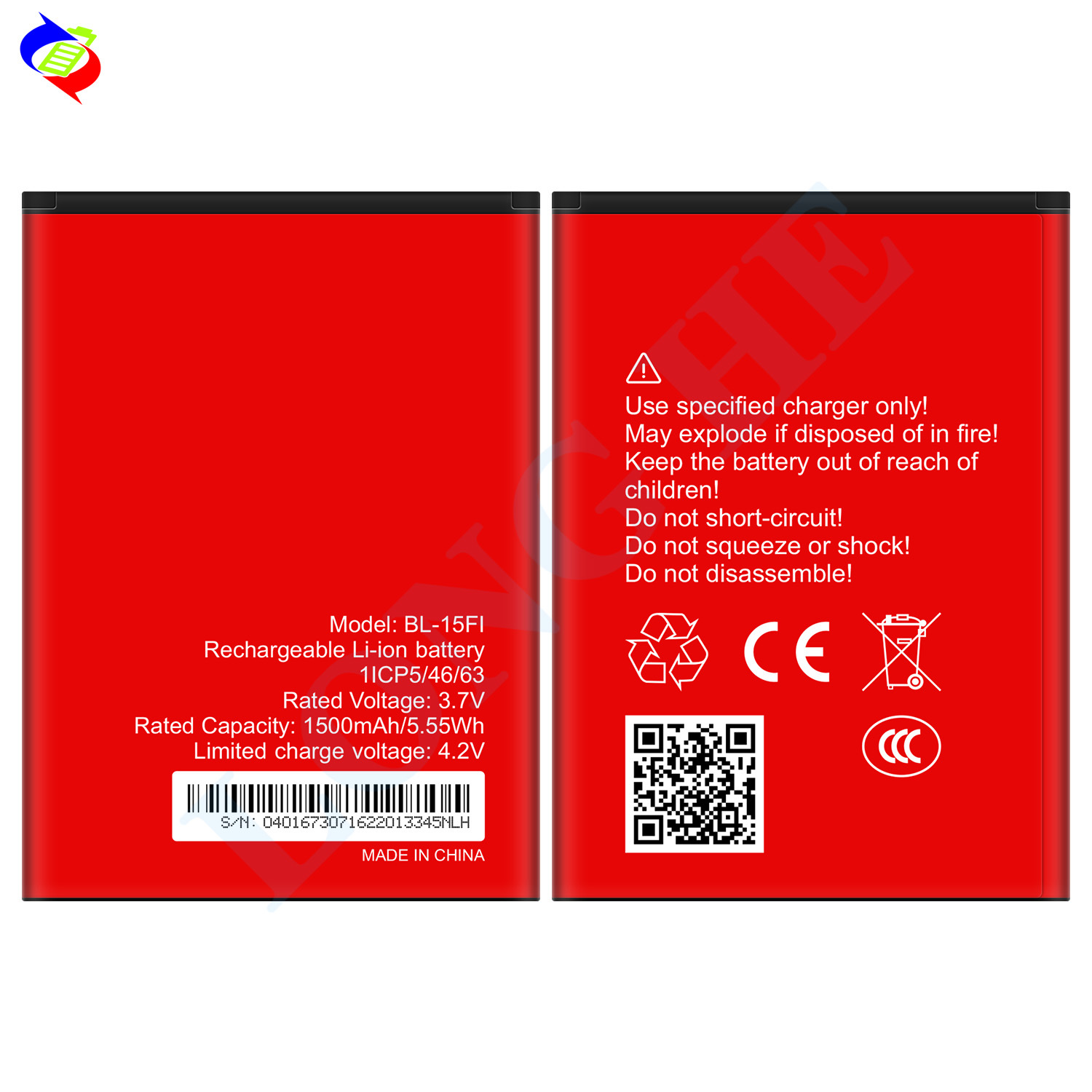 1500mAh Rechargeable Battery for itel BL-15FI Mobile Phone, Long Battery Life, Brand New, Durable