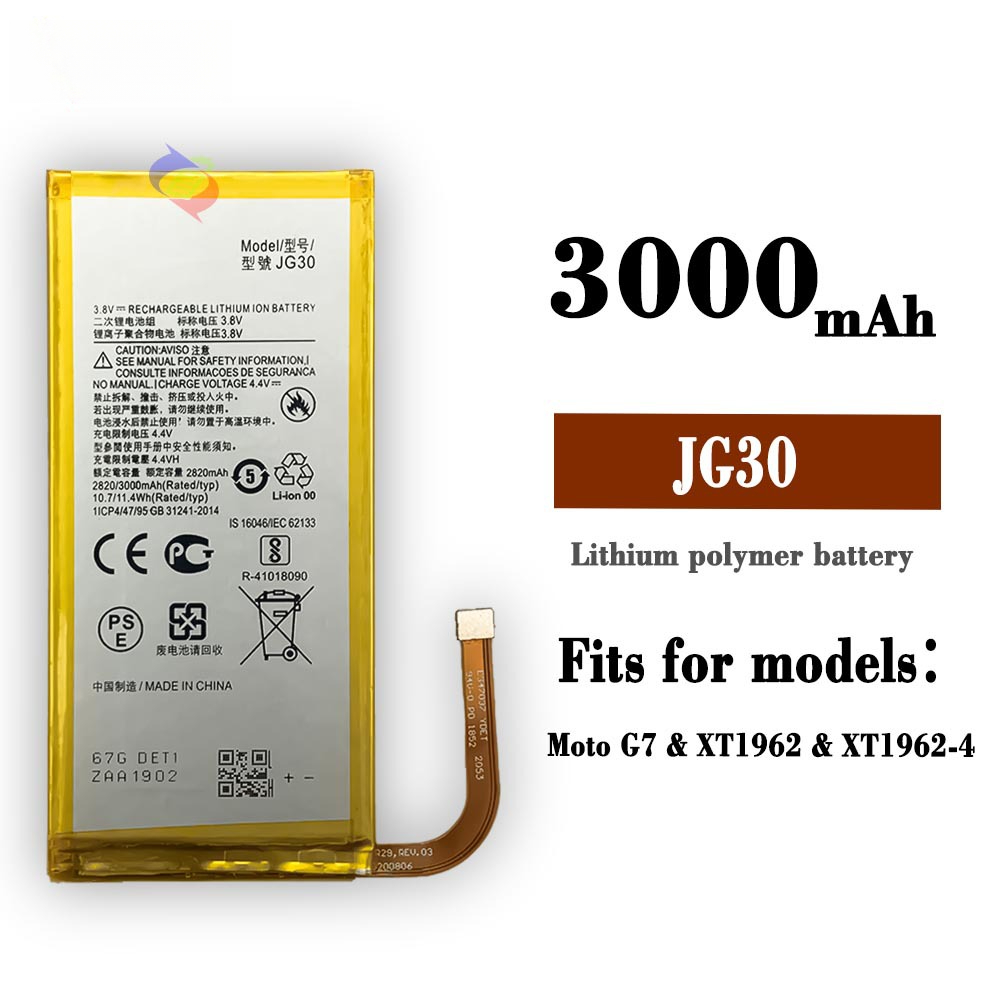 Suitable for Motorola Moto G7/XT1962 Phone Battery JG30 Built-in Circuit Board