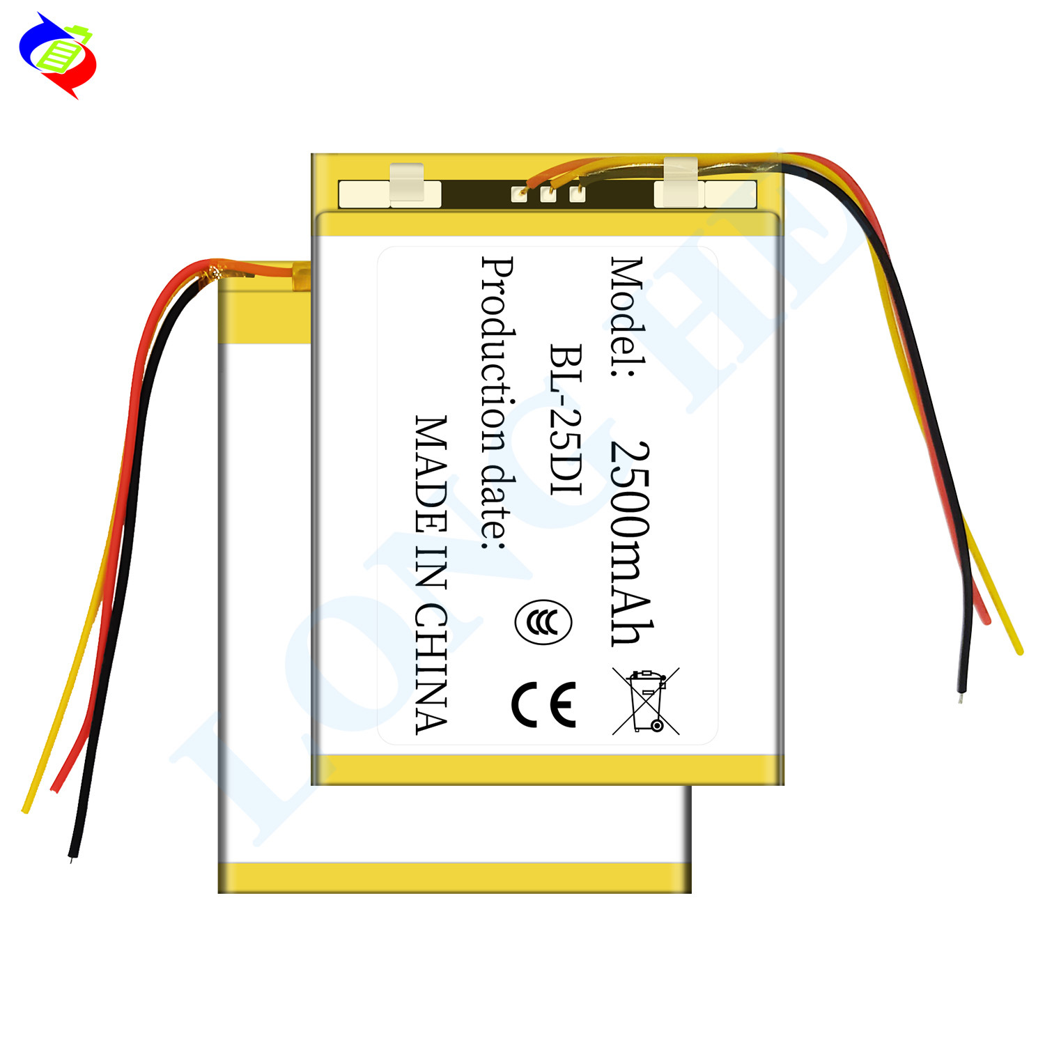 トランスション IT1516 BL-25DI用電話バッテリー内蔵耐久性高速充電ボード