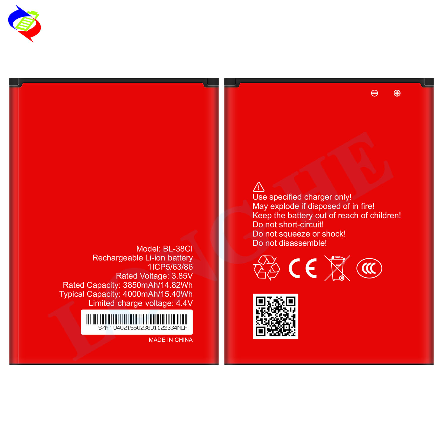 Suitable for itel A49/A58 Pro/A58/A05S Mobile Phone Battery BL-38CI