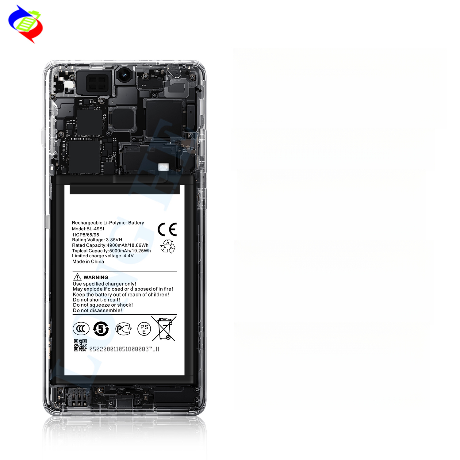 Suitable for itel A60/P65/P55/S23 Plus/A49/S15/P46/IT5616 Mobile Phone Battery