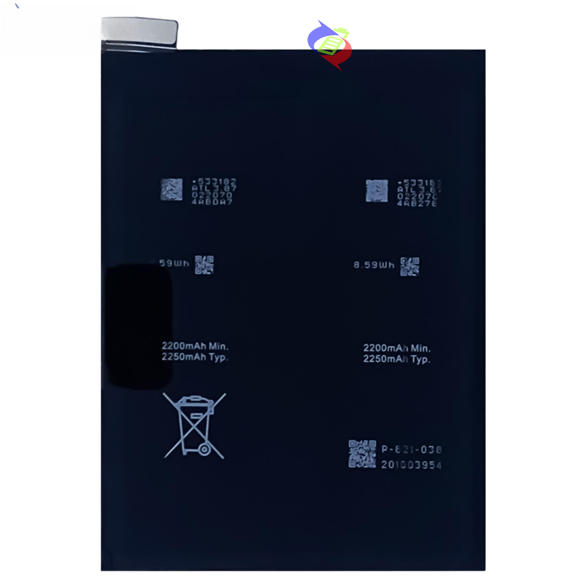 Suitable for OPPO 1+9 European Version Phone Battery BLP821 Large Capacity 4450mAh Battery Board