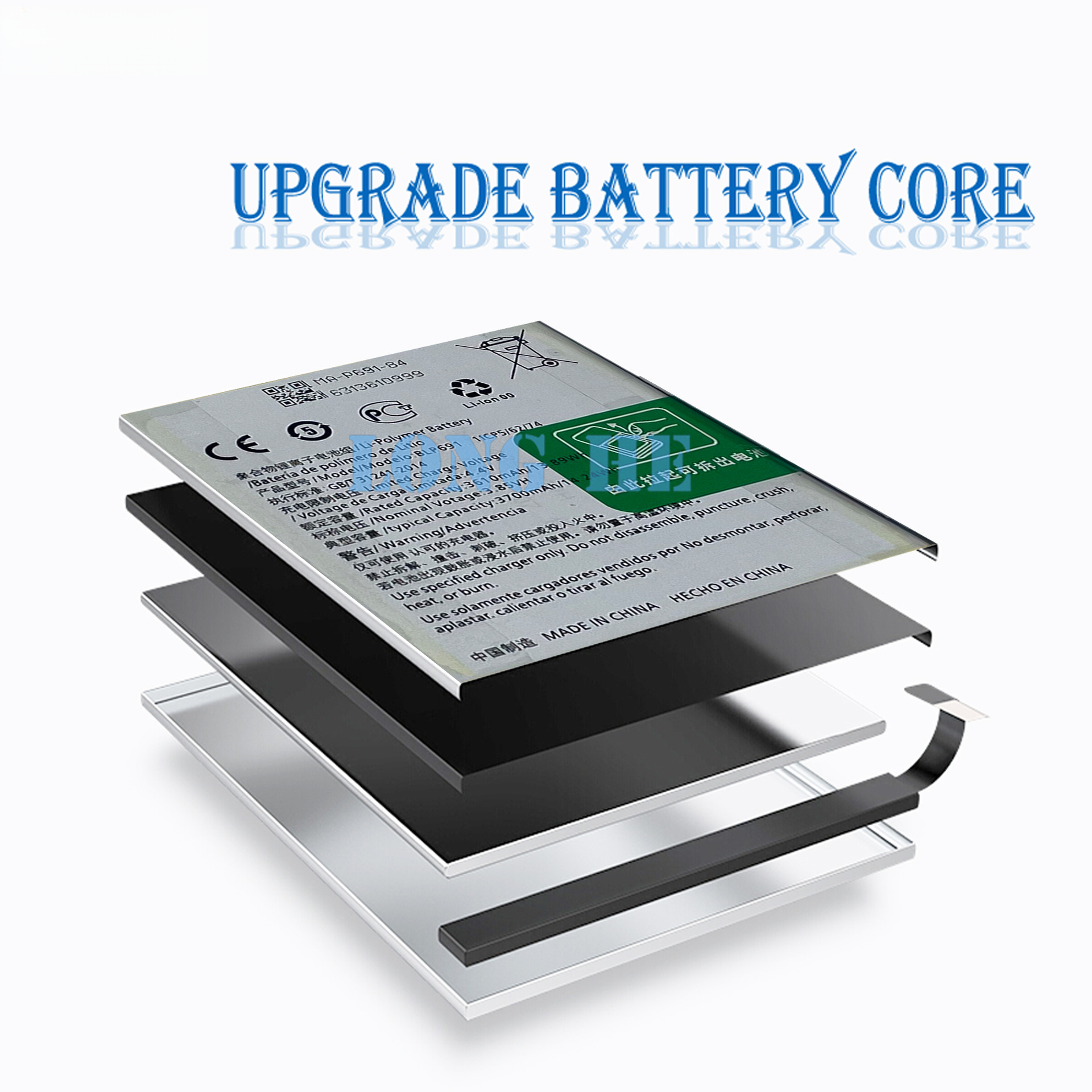 4 OPPO Mobile Phone Battery BLP691 Large Capacity 3700mAh Built-in Charging Board