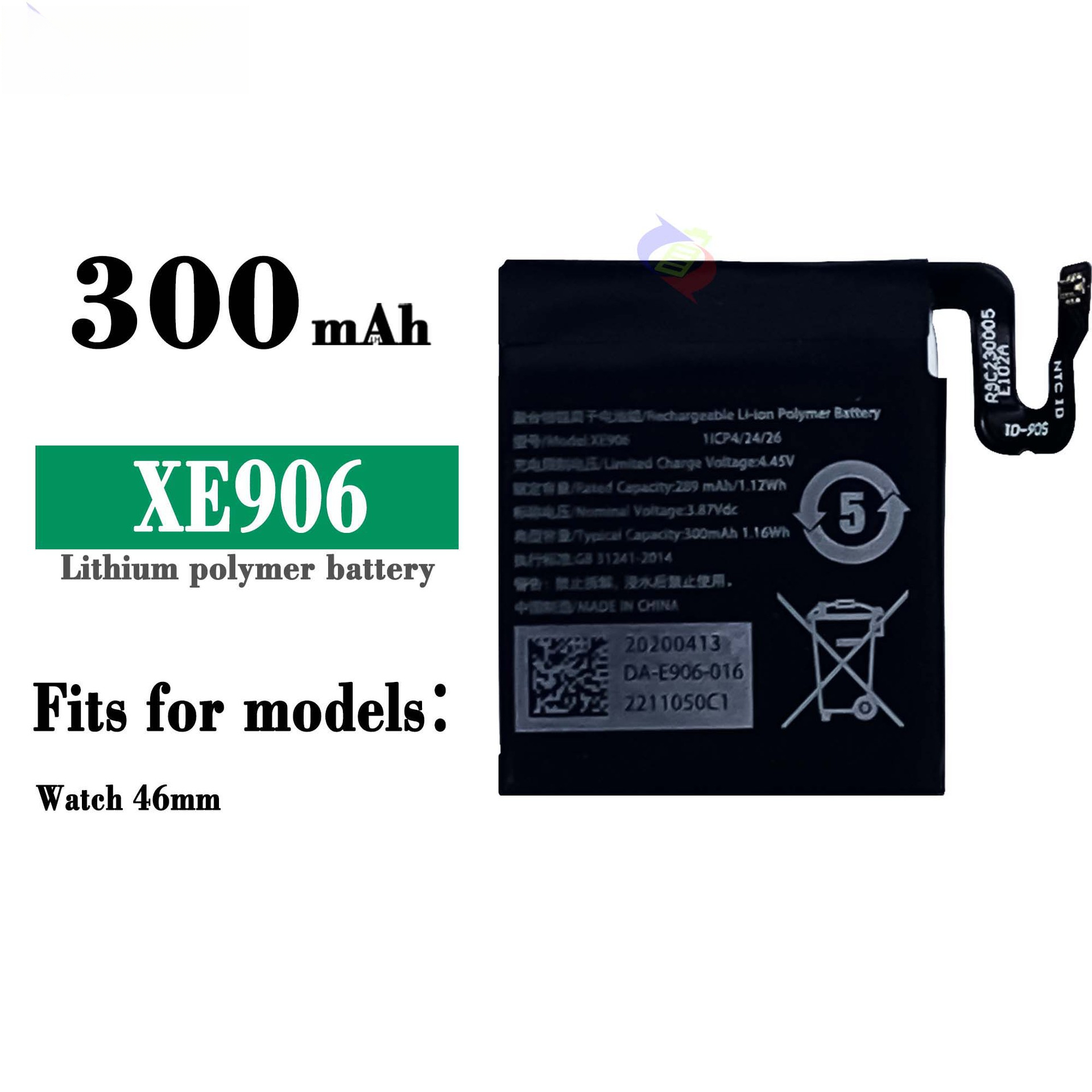 Suitable for OPPO Watch 46mm Smart Brand New 300mAh Watch Battery XE906