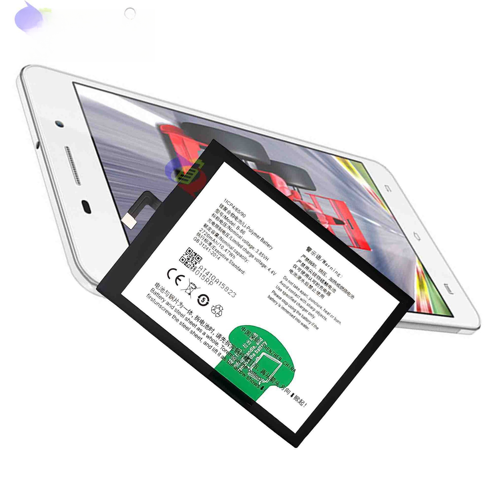 Compatible with VIVO V1 Max Y37/A/L Y937 Phone B-86 Battery Phone Circuit Board Built-in Battery