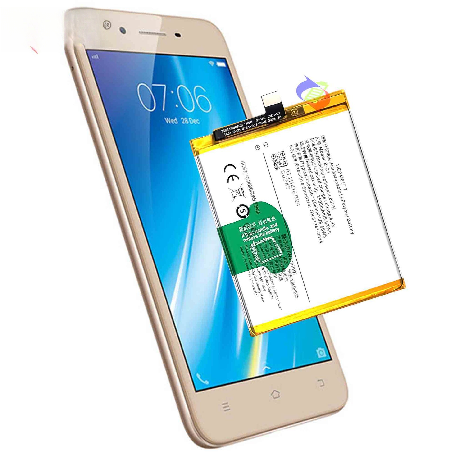 Applicable to Vivo Y53 Large Capacity New Durable Replacement Mobile Phone Battery B- C1
