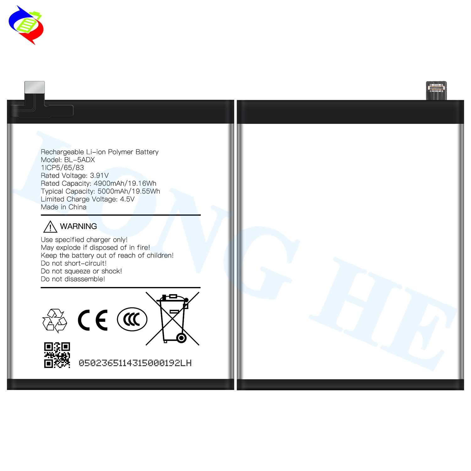 Suitable for Infinix BL-5ADX Large Capacity 5000mAh Brand New Phone Battery