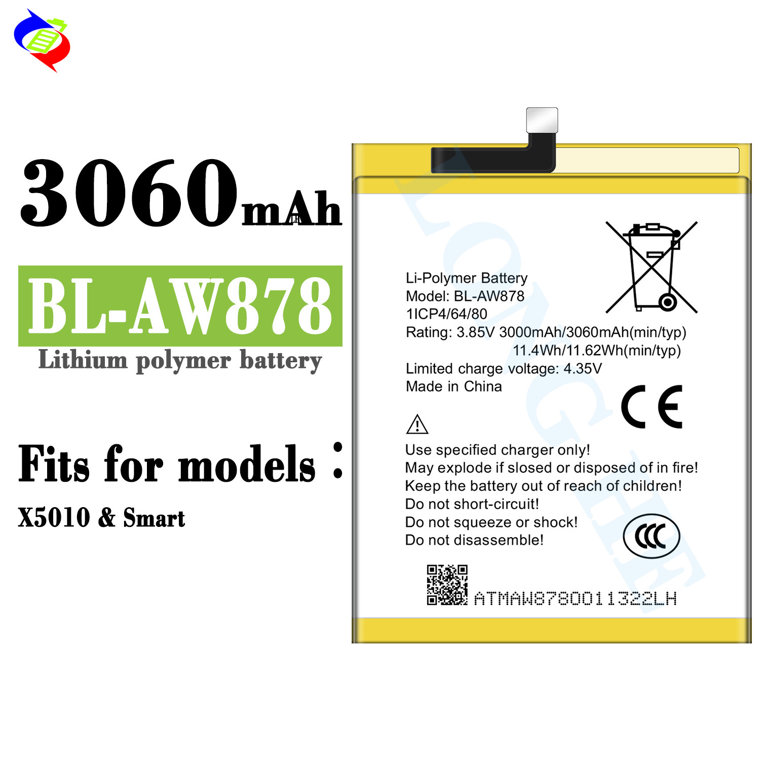 Suitable for Infinix X5010/Smart Brand New Phone Battery BL-AW878