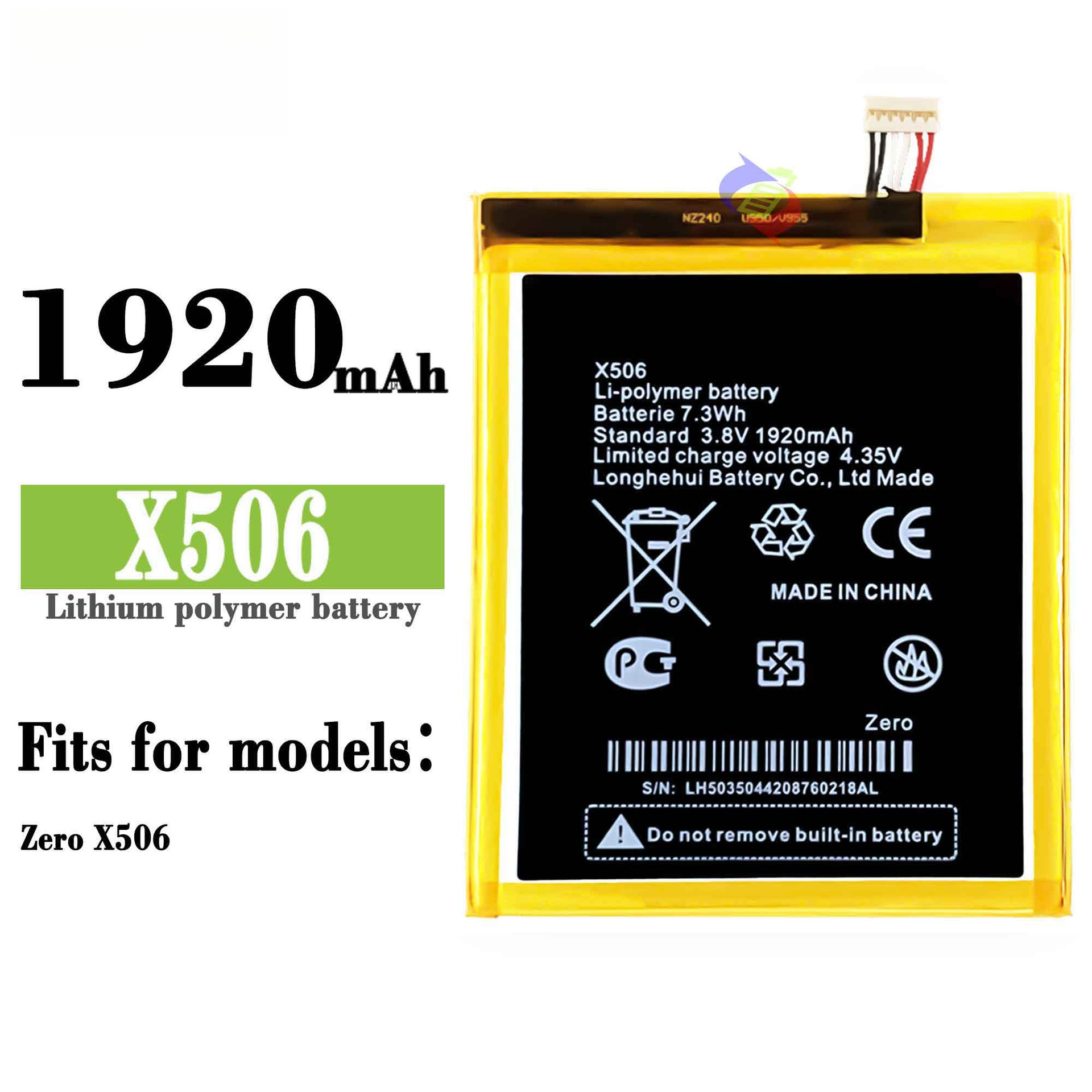 Suitable for Transsion Infinix X506 Phone Built-in Neutral Lithium Battery Cell Large Capacity Built-in Circuit Board