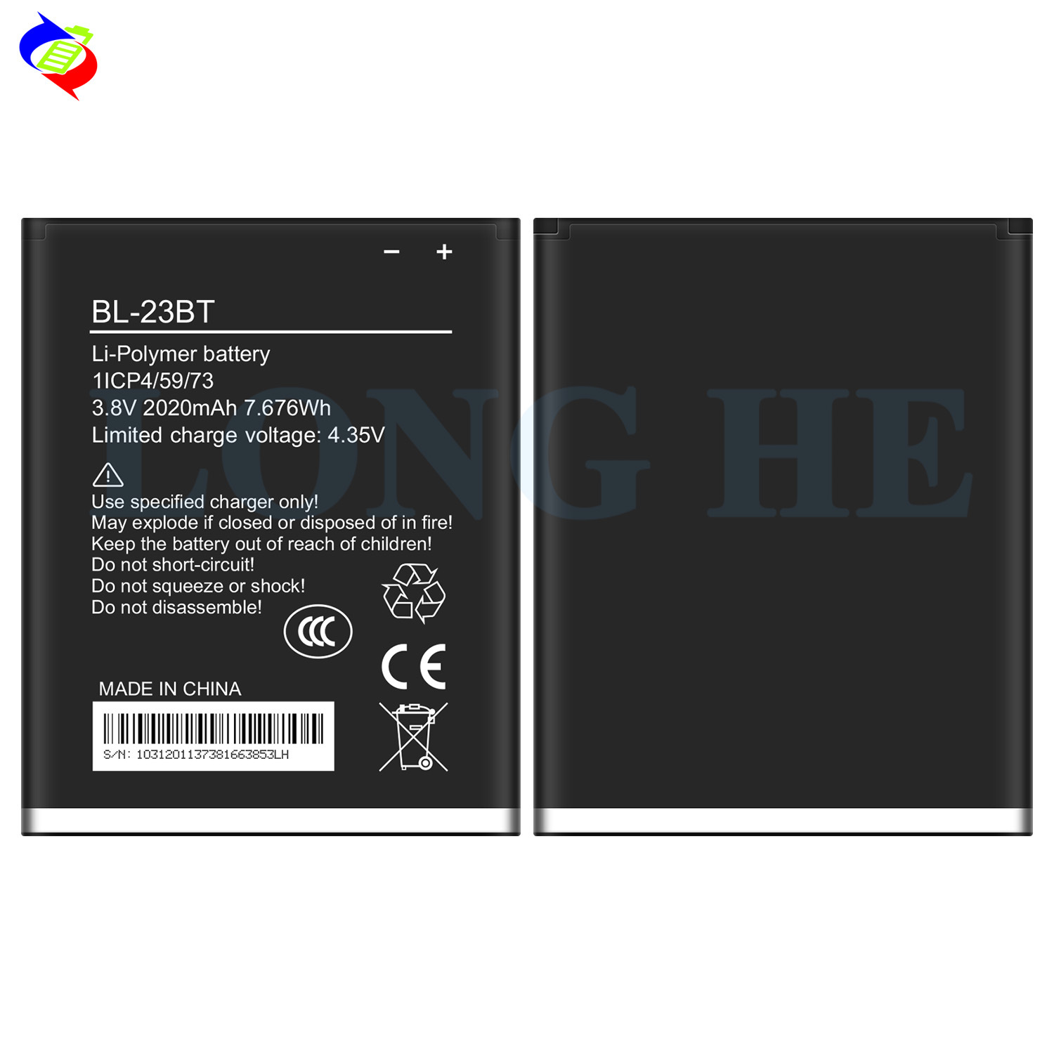 Suitable for Tecno M6 Long Battery Life Brand New Durable Mobile Phone Rechargeable Battery BL-23BT