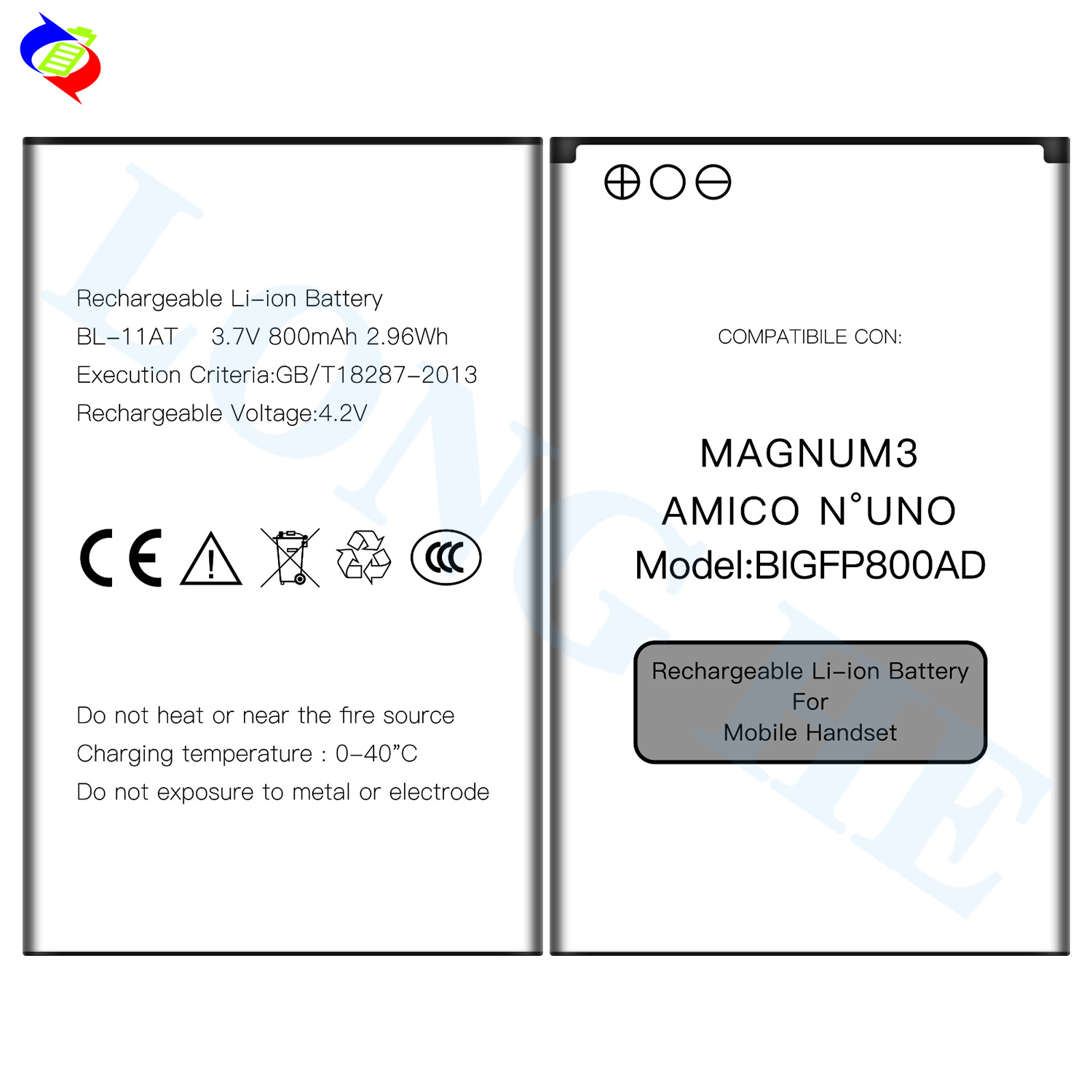 Suitable for Tecno BL-11AT Phone Battery T535 800mAh